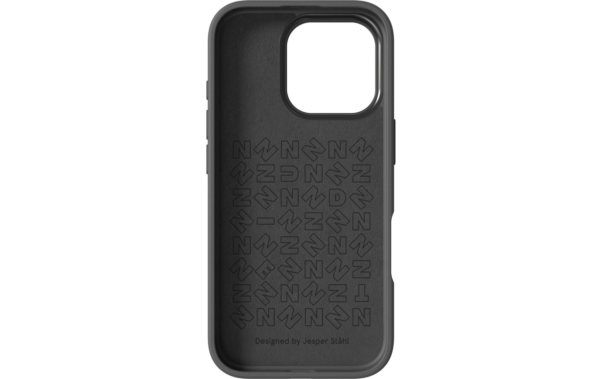 Nudient – Backcover – für Apple iPhone 16 Pro – schwarz – MagSafe-kompatibel