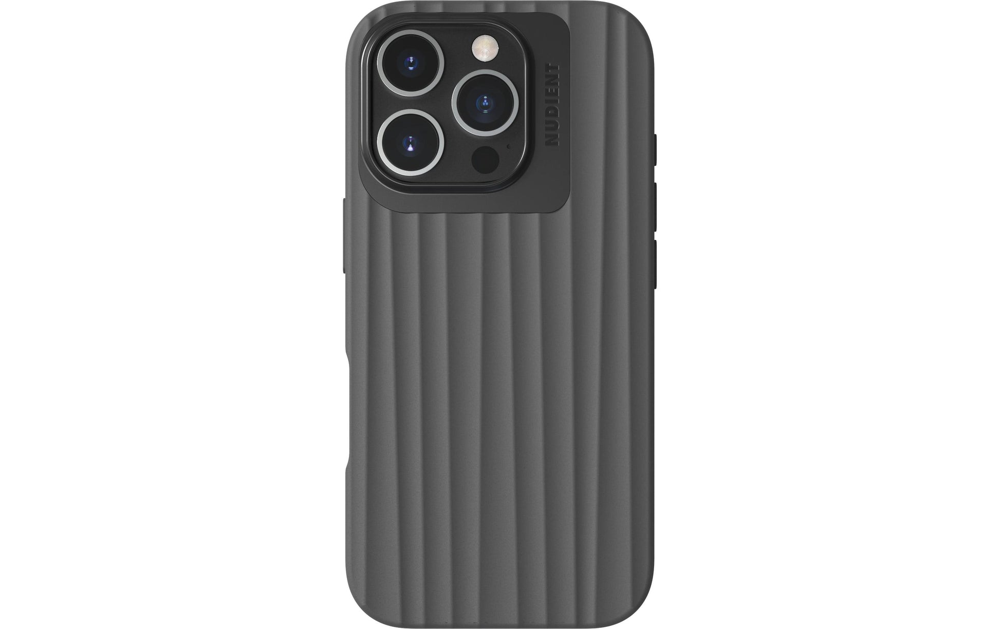 Nudient – Backcover – für Apple iPhone 16 Pro – schwarz – MagSafe-kompatibel