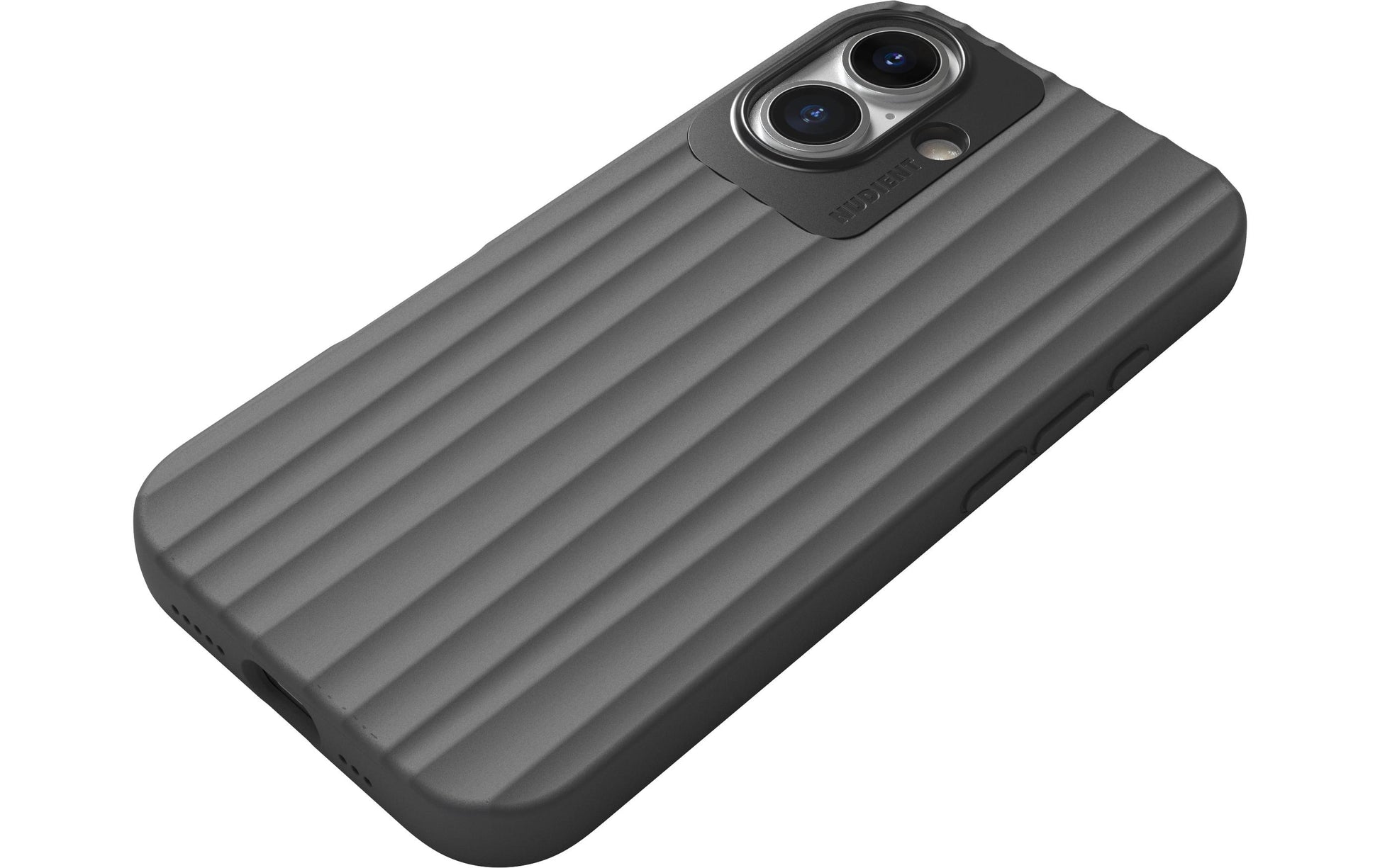 Nudient – Backcover Bold – für Apple iPhone 16 – schwarz – MagSafe-kompatibel