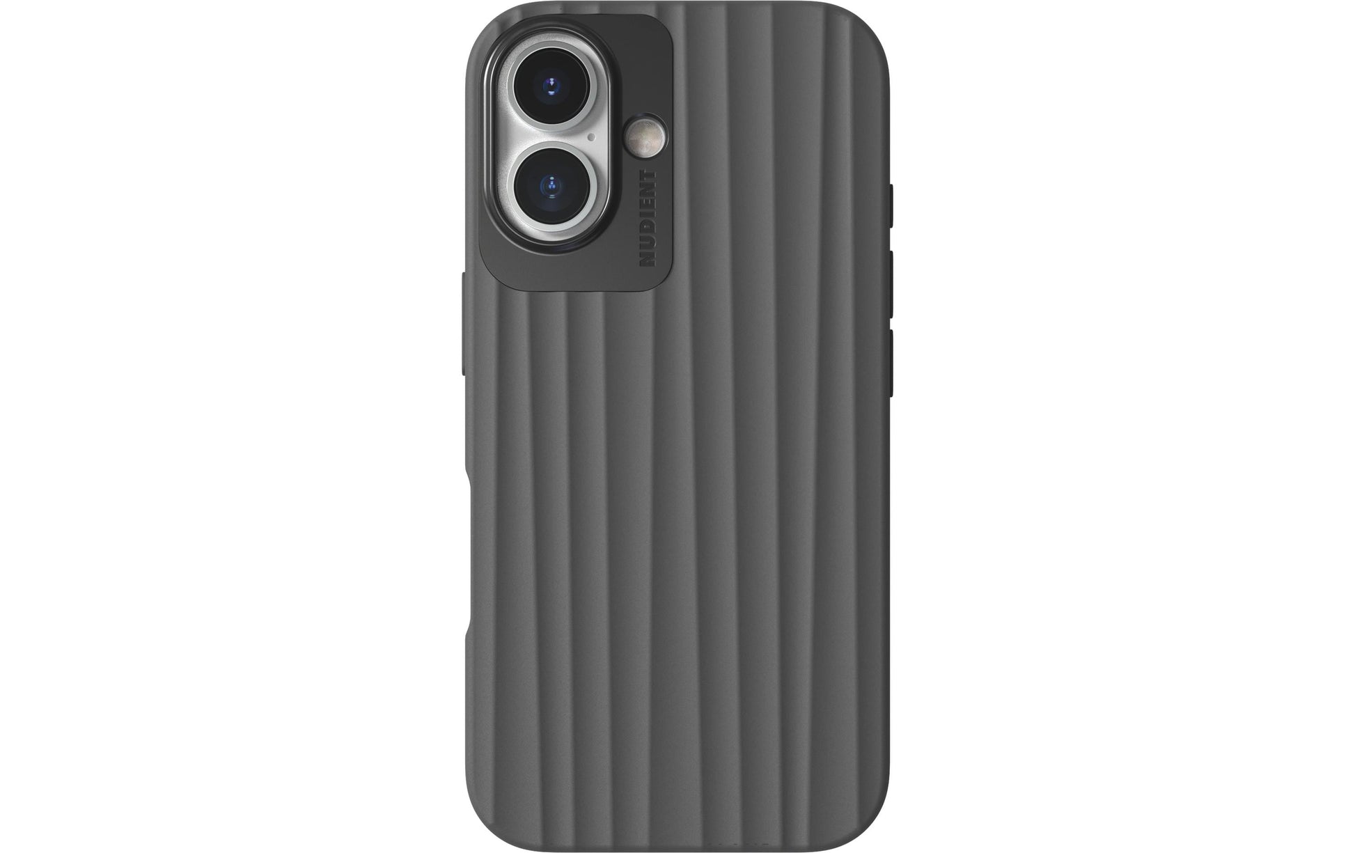 Nudient – Backcover Bold – für Apple iPhone 16 – schwarz – MagSafe-kompatibel