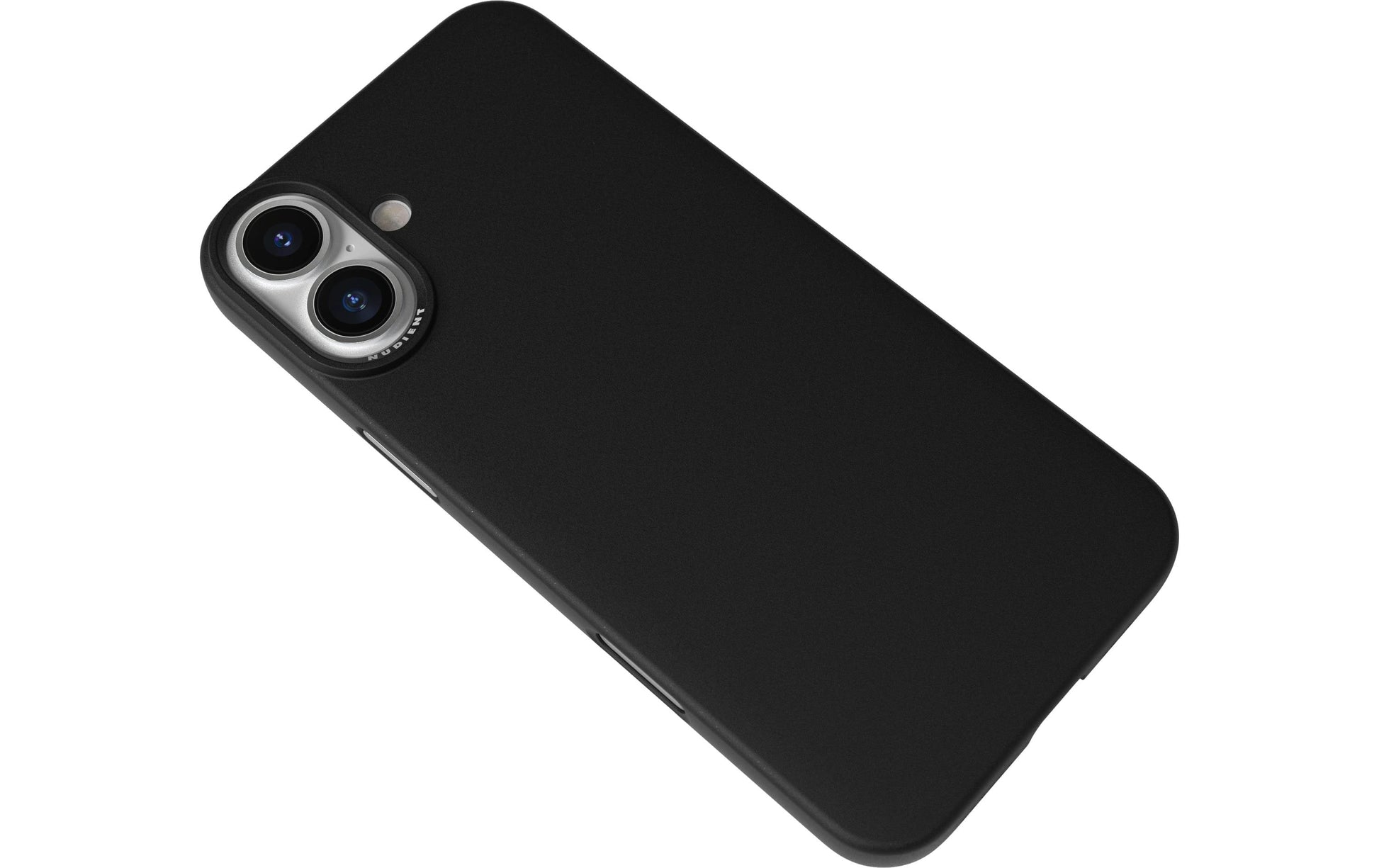 Nudient Thin Backcover – für Apple iPhone 16 Plus, MagSafe, Kunststoff, Schwarz