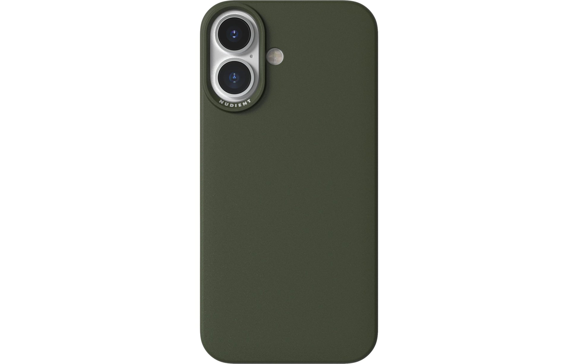 Nudient Thin Backcover – für Apple iPhone 16, MagSafe, Recycling-Kunststoff, Pine Green