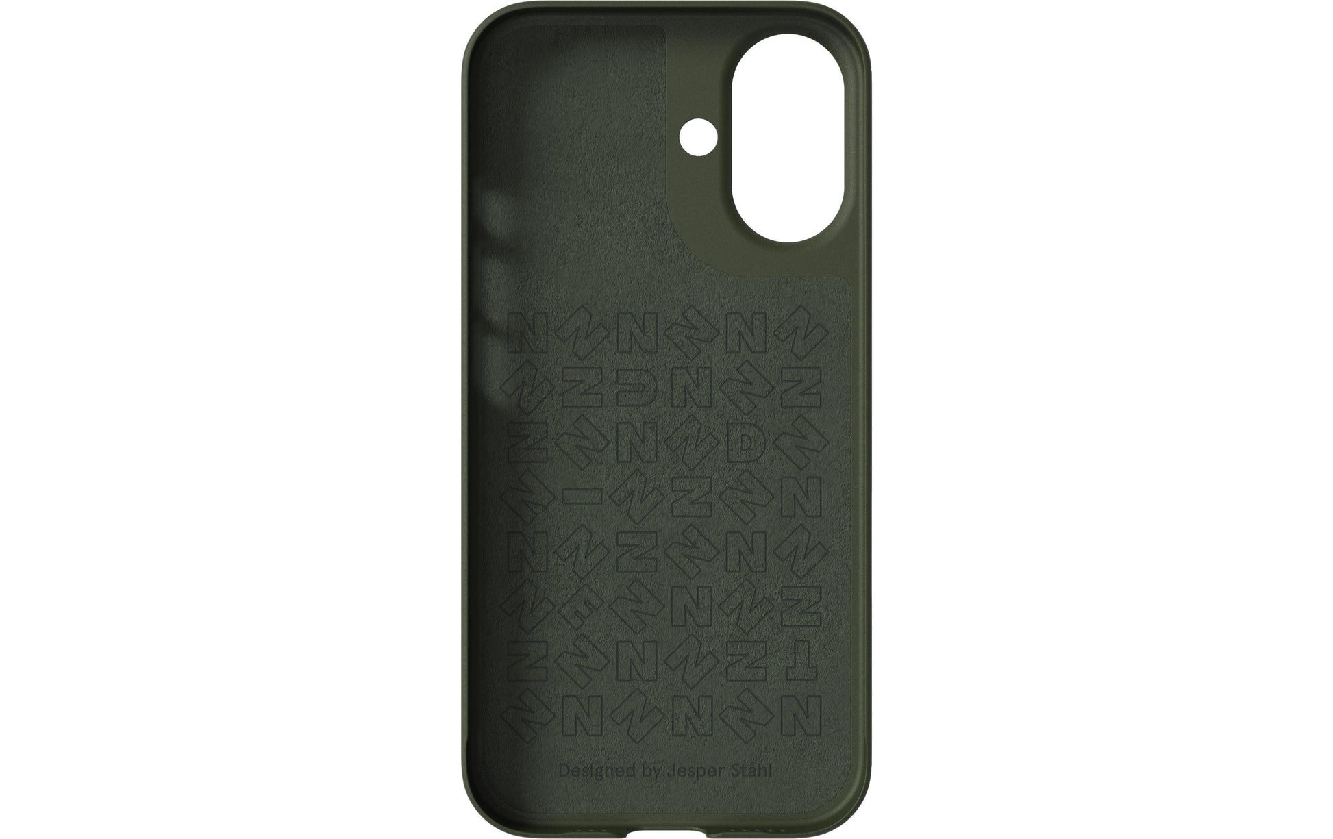 Nudient Thin Backcover – für Apple iPhone 16, MagSafe, Recycling-Kunststoff, Pine Green
