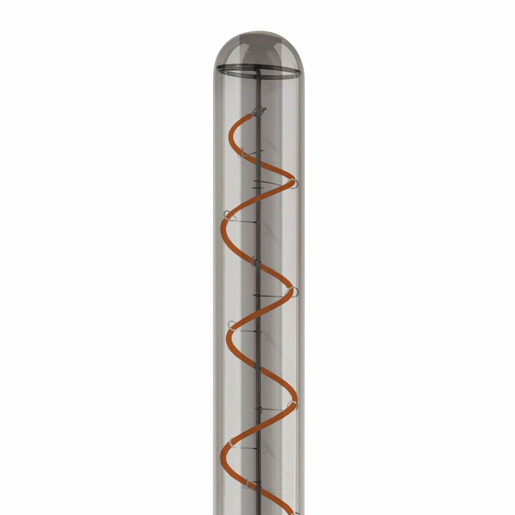 EGLO LED-Leuchtmittel E27 Stabform – Warmweiss 1700 K, 80 lm, 4 W – IP20 – 1 Stk. – Schwarz, Glas
