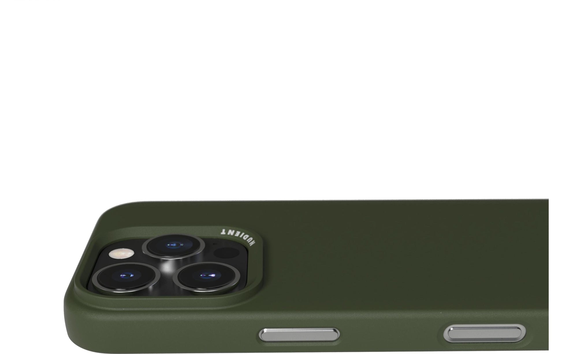 Nudient Thin Backcover – für Apple iPhone 16 Pro, MagSafe, Kunststoff, Pine Green