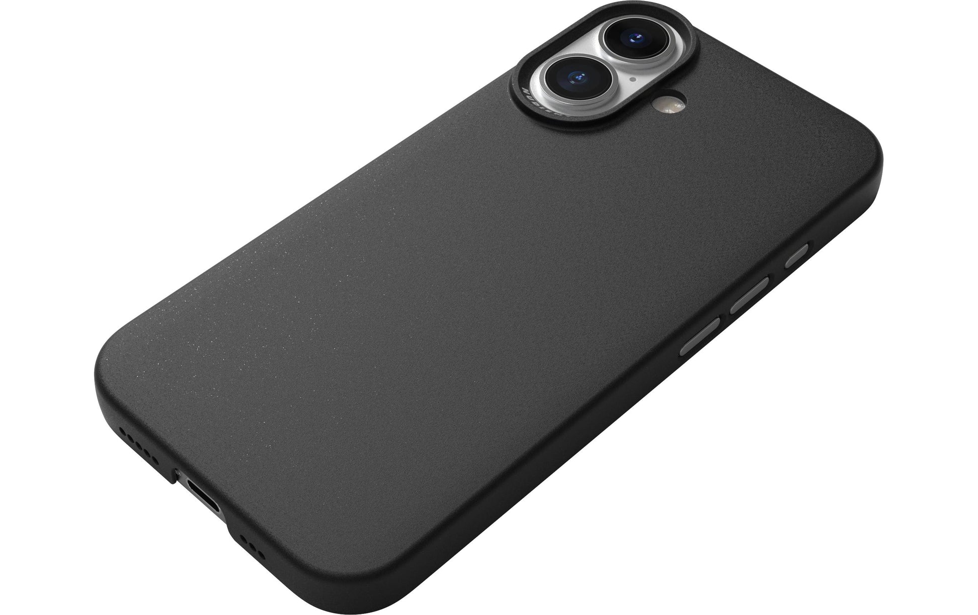Nudient Thin Backcover – für Apple iPhone 16 – MagSafe, Kunststoff, Schwarz