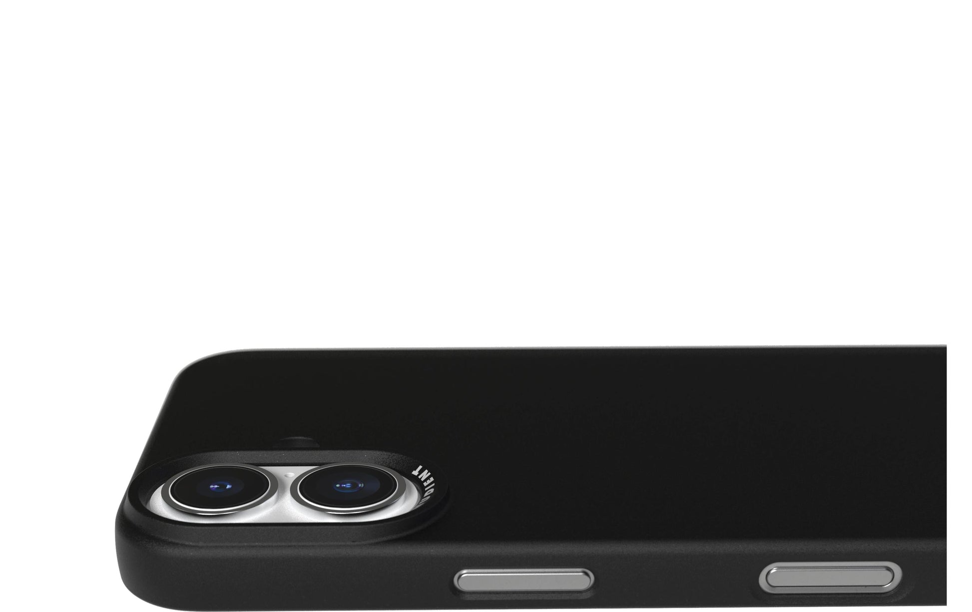 Nudient Thin Backcover – für Apple iPhone 16 – MagSafe, Kunststoff, Schwarz