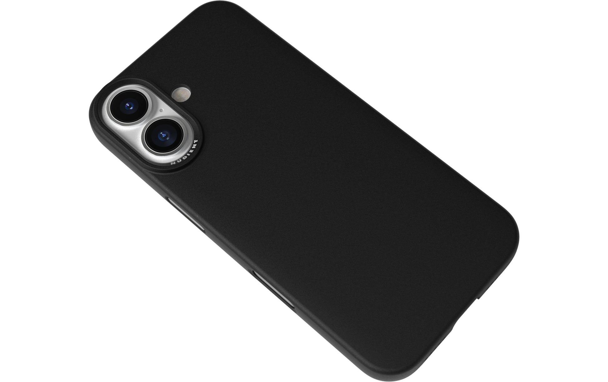 Nudient Thin Backcover – für Apple iPhone 16 – MagSafe, Kunststoff, Schwarz