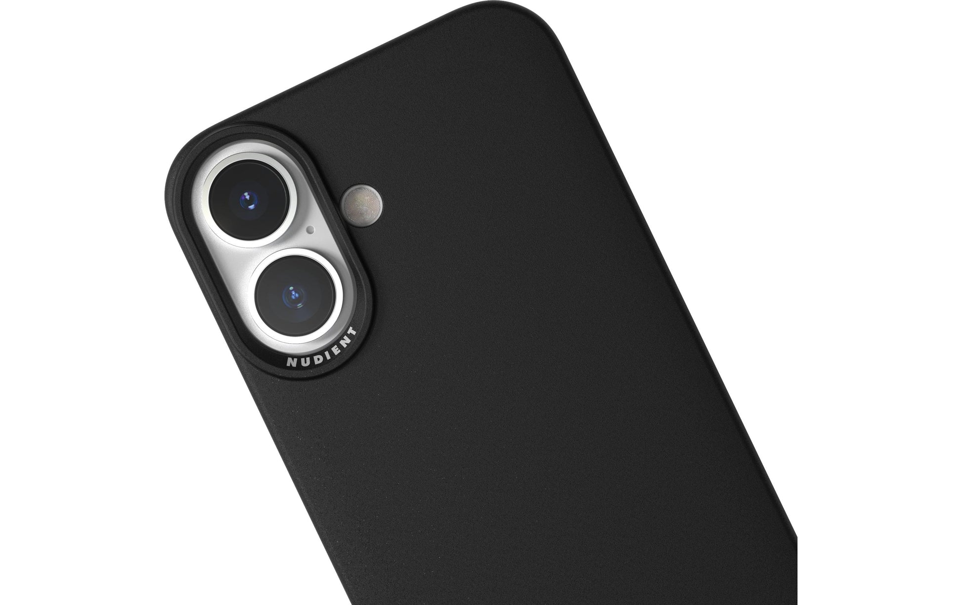 Nudient Thin Backcover – für Apple iPhone 16 – MagSafe, Kunststoff, Schwarz