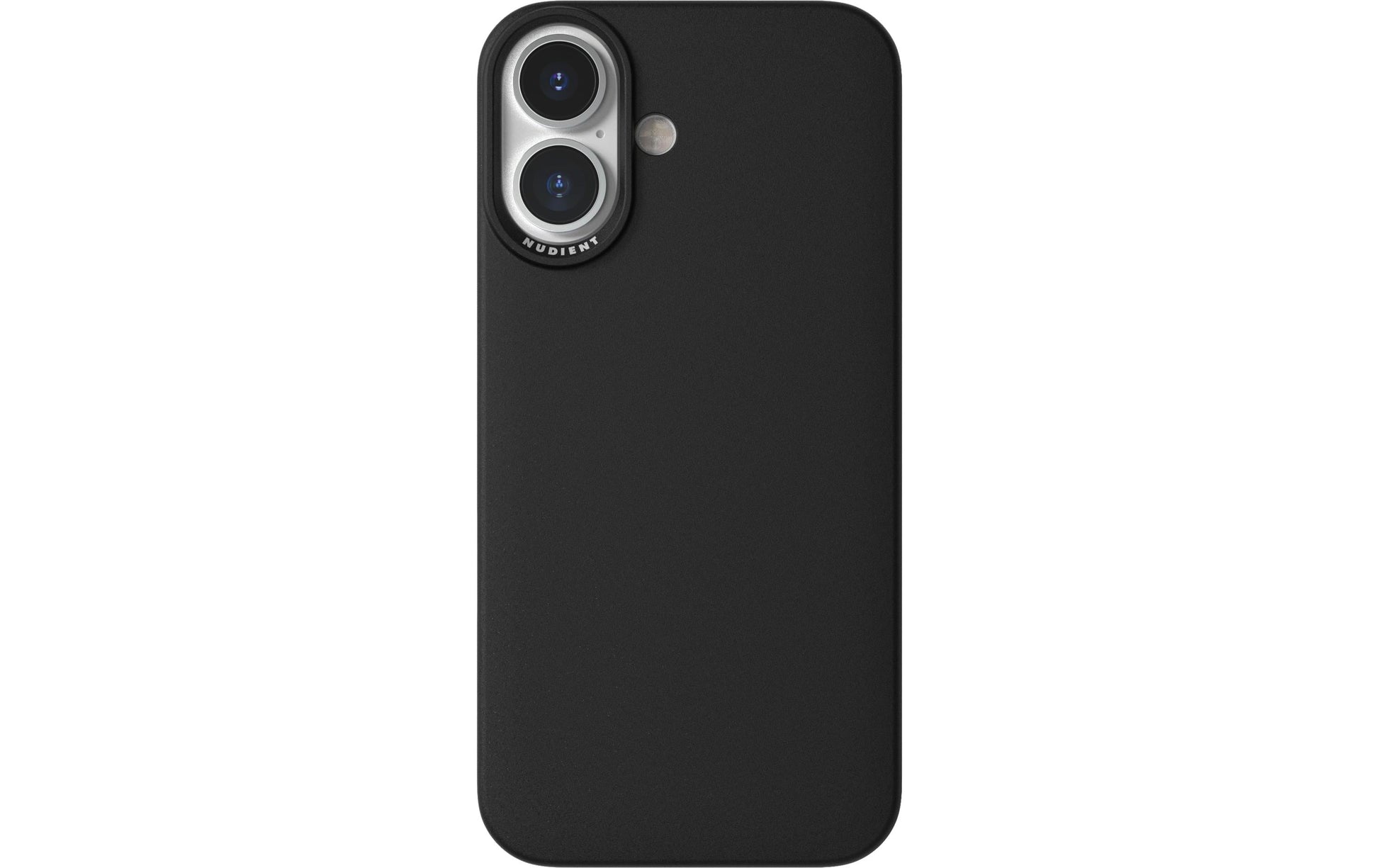 Nudient Thin Backcover – für Apple iPhone 16 – MagSafe, Kunststoff, Schwarz