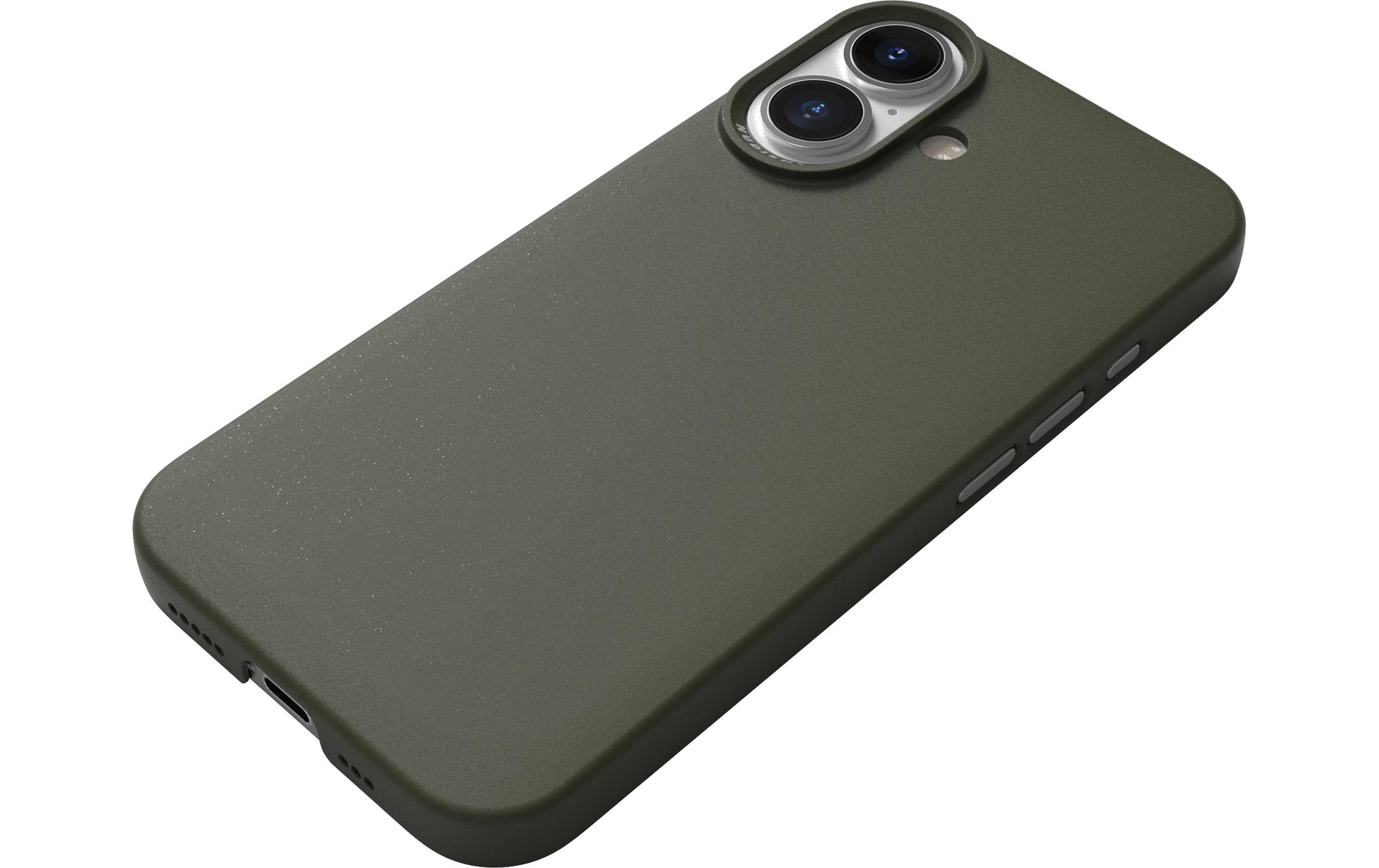 Nudient Thin Backcover – für Apple iPhone 16, MagSafe, Recycling-Kunststoff, Pine Green