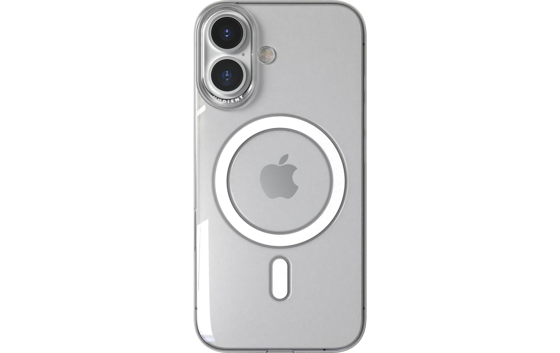 NUDIENT Thin Backcover – für Apple iPhone 16, MagSafe, Kunststoff, Transparent