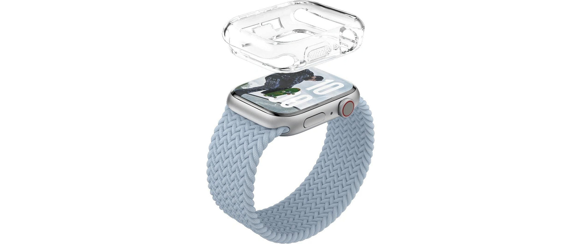 PanzerGlass SAFE. TPU Bumper – Displayschutz – für Apple Watch Series 10 46 mm, Transparent