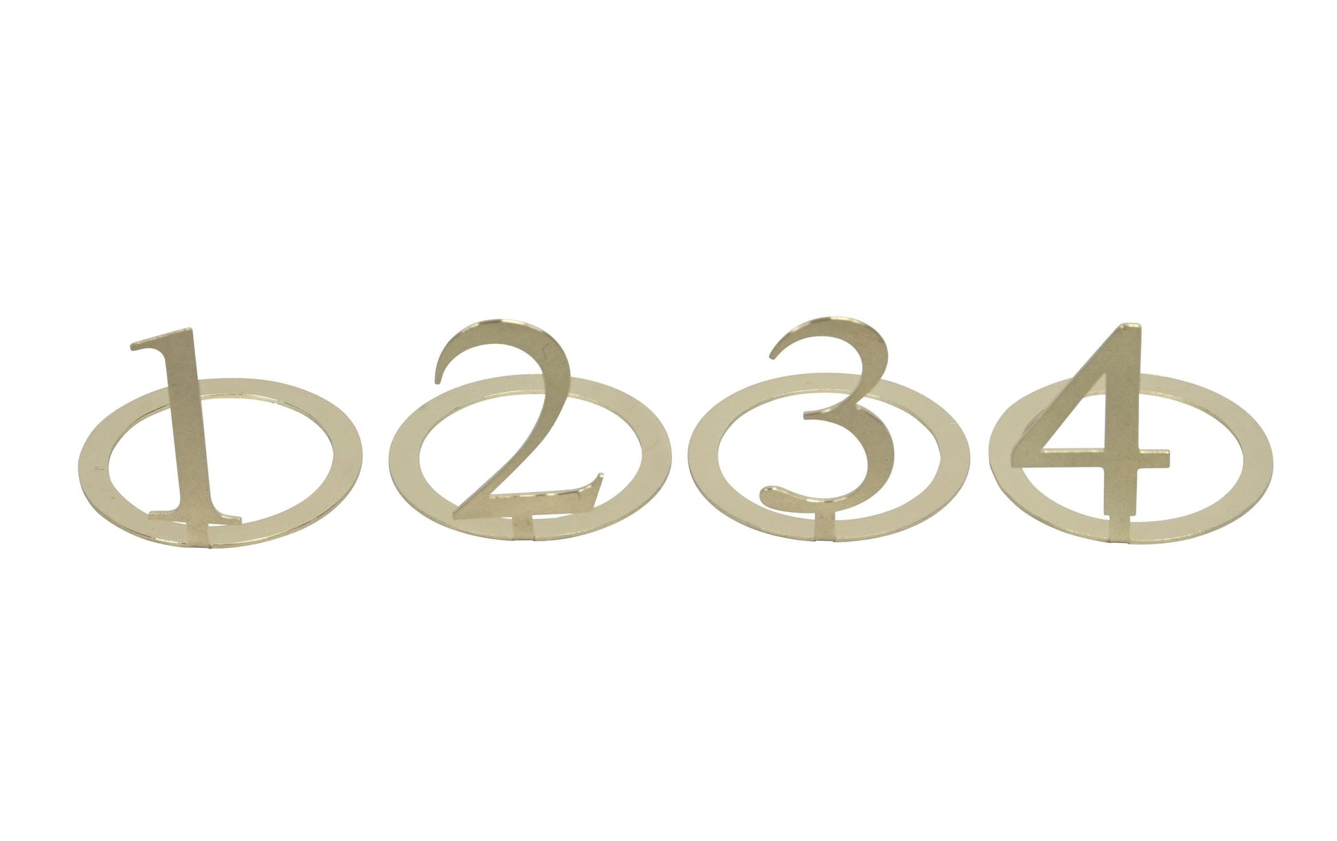 COCON Kerzenring – Eisen, Gold – Ø 3 × 3 cm – 4-teilig
