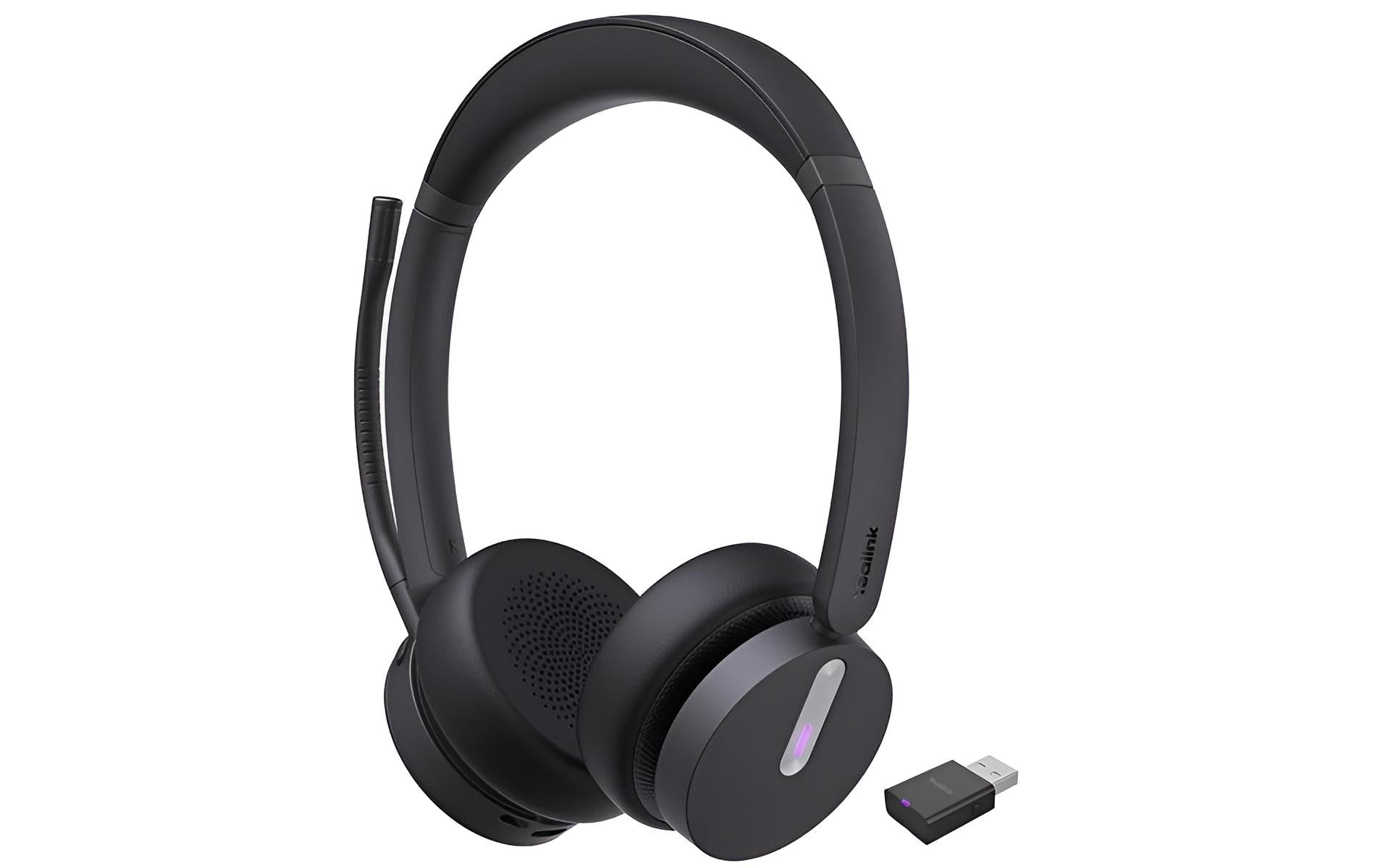 Yealink WH64 Hybrid Dual UC – Duo Headset – Bluetooth/USB (Micro-USB) – Teams-kompatibel – Schwarz – bis 16 h