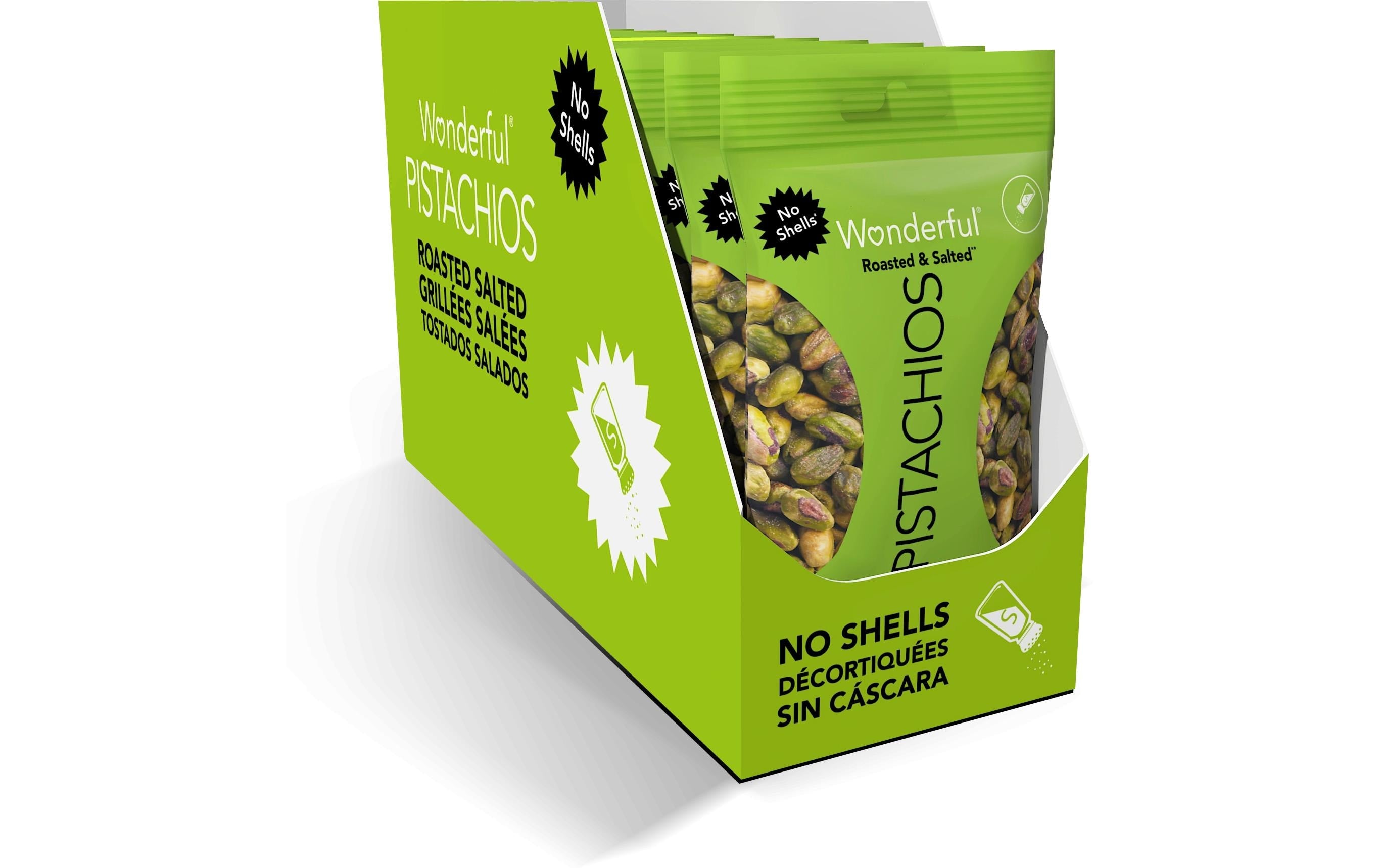 Wonderful Pistachios – geröstet & gesalzen, ohne Schale – 600 g