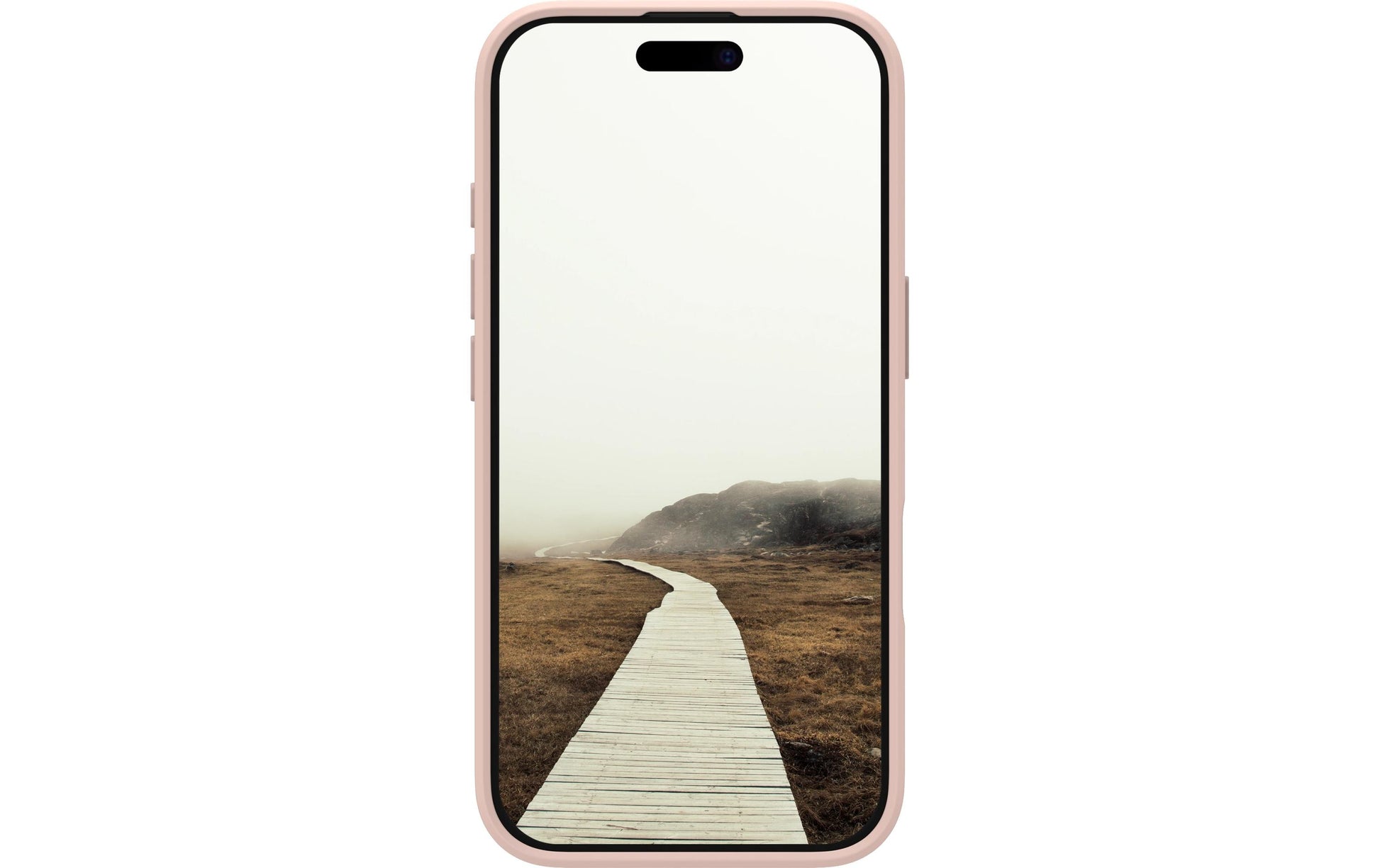 dbramante1928 Greenland Backcover – für Apple iPhone 16, Recycling-Kunststoff, Pink Sand
