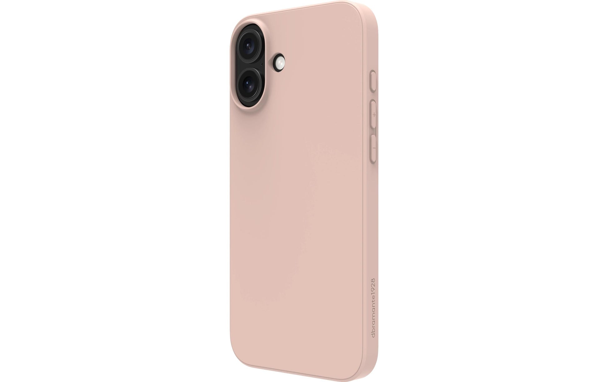 dbramante1928 Greenland – Backcover – für Apple iPhone 16 Plus, Recycling-Kunststoff, Pink Sand