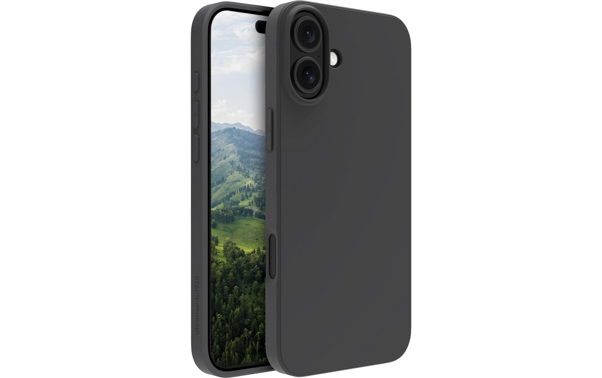 dbramante1928 Greenland – Backcover – für Apple iPhone 16 Plus, Recycling-Kunststoff, Night Black
