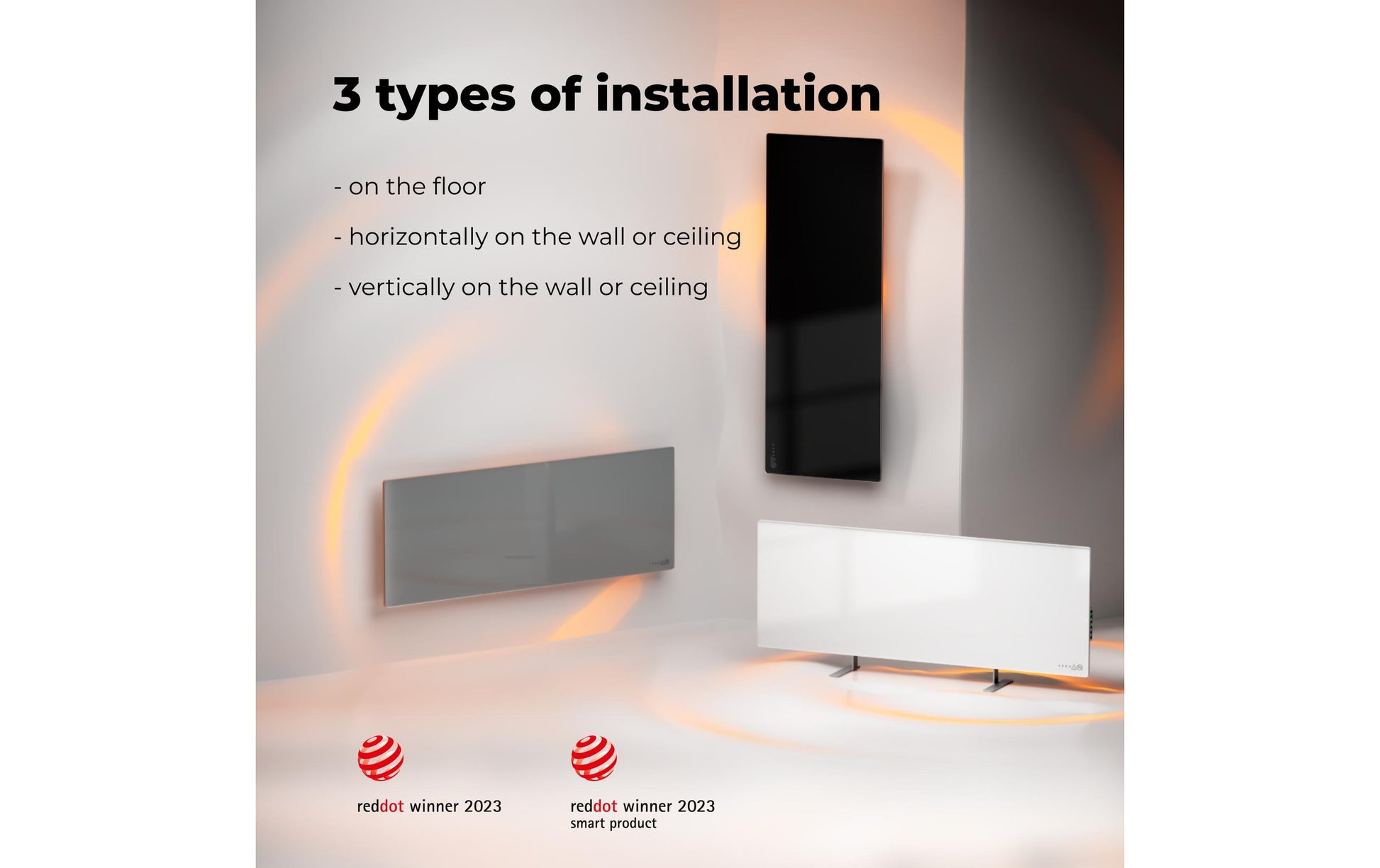 AENO Infrarot-Heizer AGH0005S – 700 W, bis 30m², WLAN, App-Steuerung