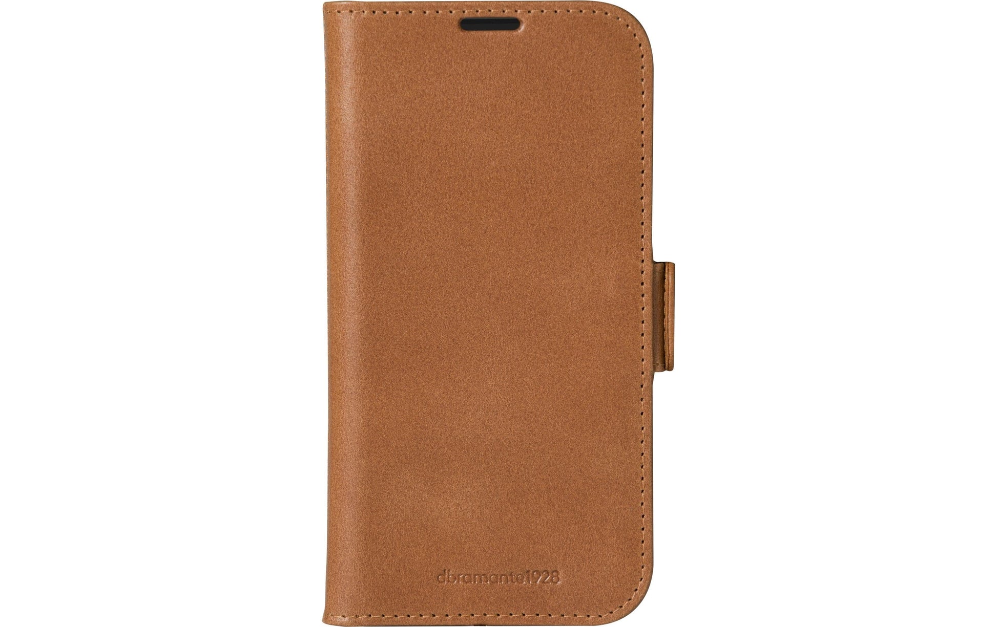 dbramante1928 Copenhagen Wallethülle – für Apple iPhone 16 Pro, 3 Kartenfächer, Leder, Tan, Magnetverschluss