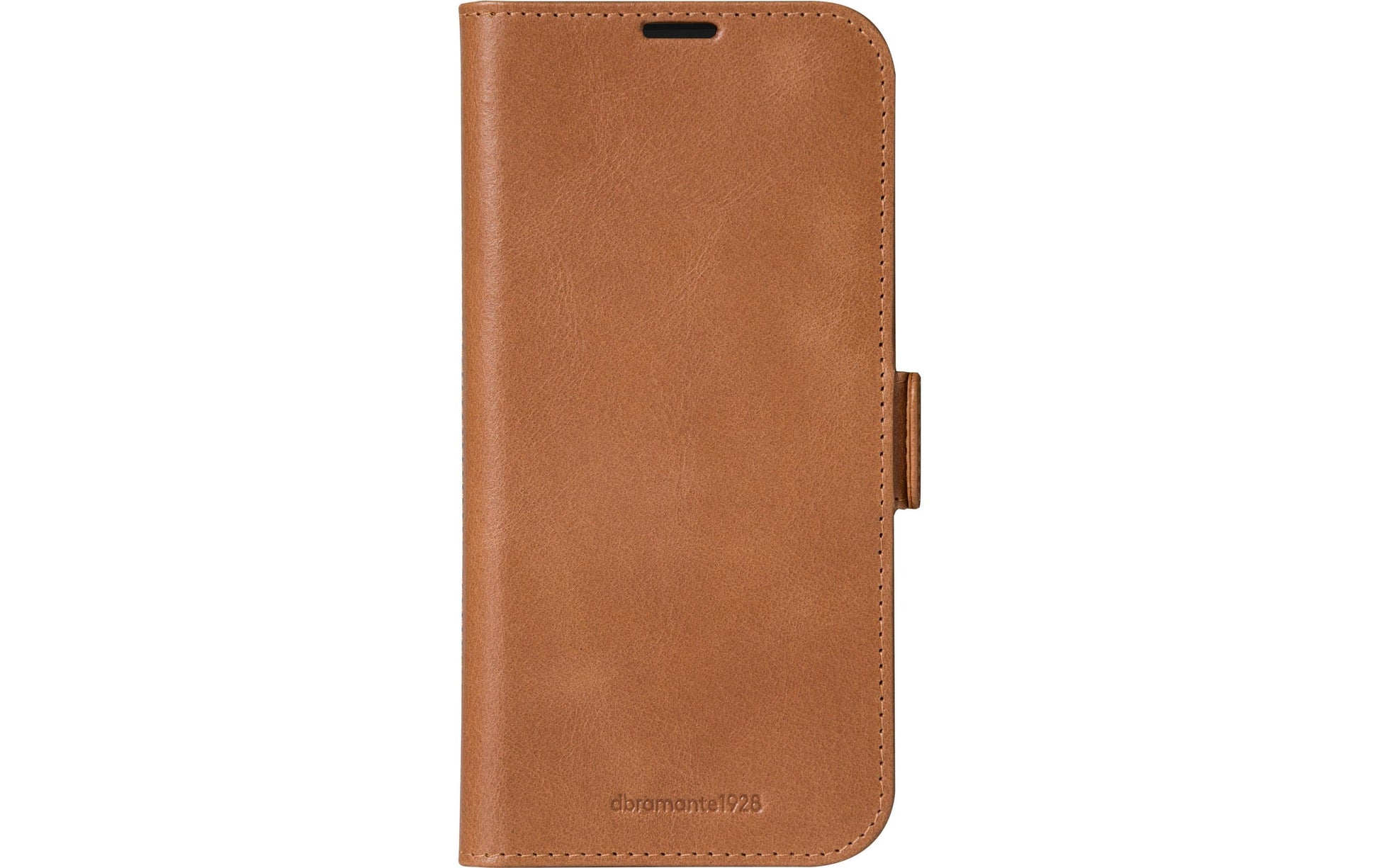 dbramante1928 Copenhagen – Folio – für Apple iPhone 16 Pro Max, mit Ständer, 3 Kartenfächer, Leder, Braun