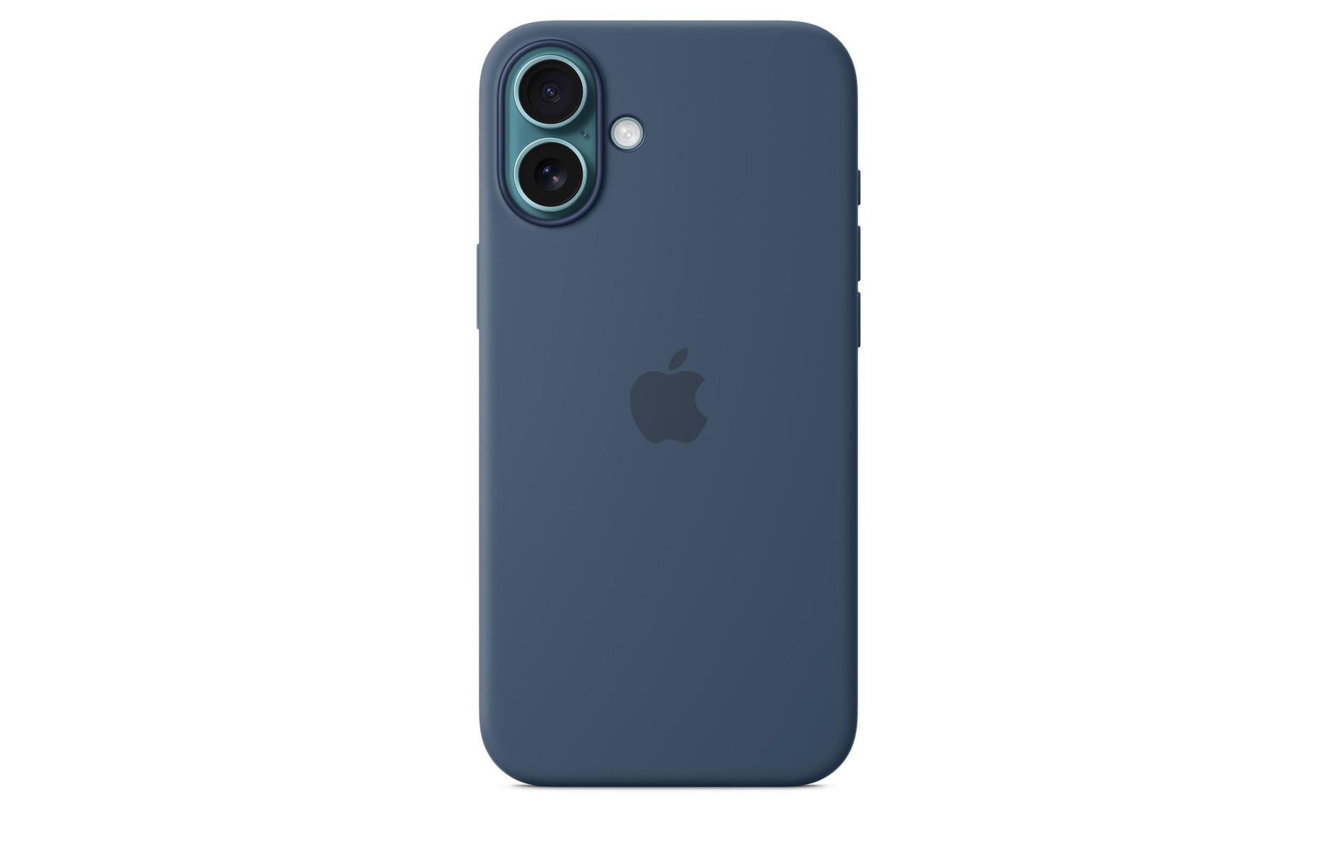 Apple Backcover – für Apple iPhone 16 Plus – Denimblau – Silikon, MagSafe-kompatibel