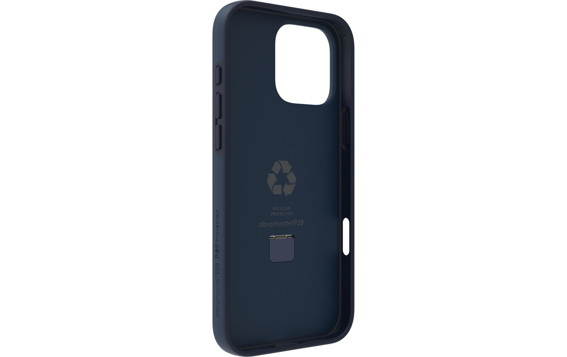 dbramante1928 Iceland Ultra D3O Backcover – für Apple iPhone 16 Pro Max – Recycling-Kunststoff, blau