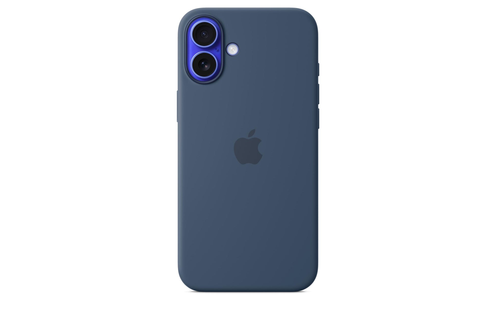 Apple Backcover – für Apple iPhone 16 Plus – Denimblau – Silikon, MagSafe-kompatibel