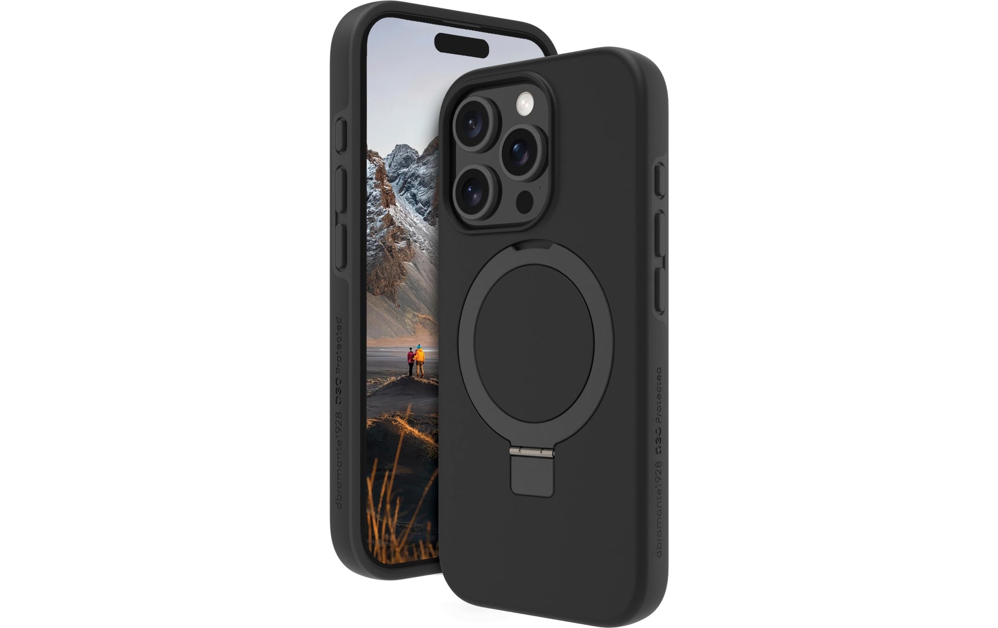 dbramante1928 Iceland Ultra Backcover – für Apple iPhone 16 Pro Max, bis 4 m sturzsicher, kabelloses Laden