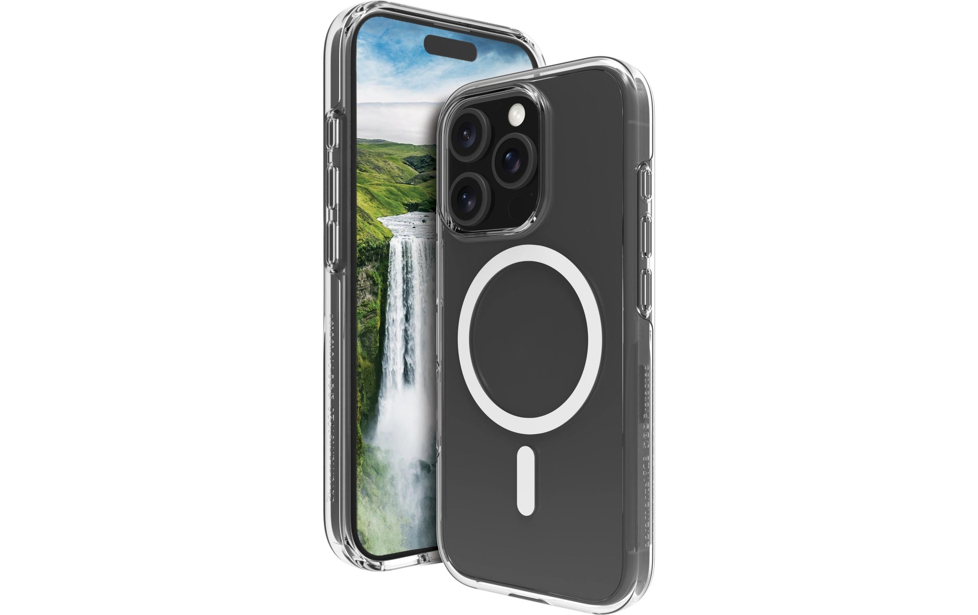 dbramante1928 Iceland Ultra Backcover – für Apple iPhone 16 Pro Max, MagSafe, D3O, Transparent