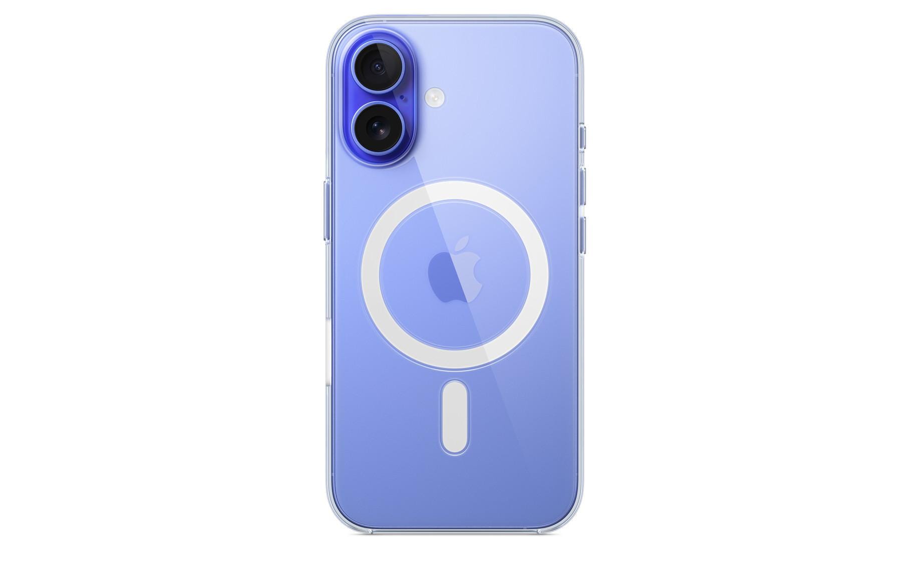 Apple Backcover – für Apple iPhone 16 – transparent – PC – MagSafe-kompatibel
