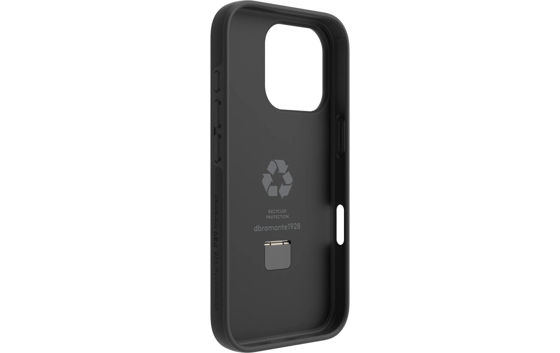 dbramante1928 Iceland Ultra D3O MS Kick Backcover – für Apple iPhone 16 Pro, D3O, schwarz, bis 4 m sturzsicher