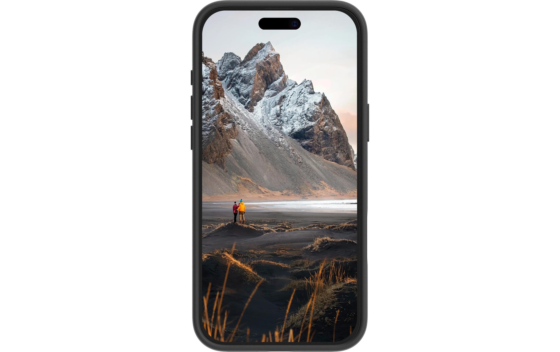 dbramante1928 Iceland Ultra D3O MS Kick Backcover – für Apple iPhone 16 Plus, Recycling-Kunststoff, schwarz