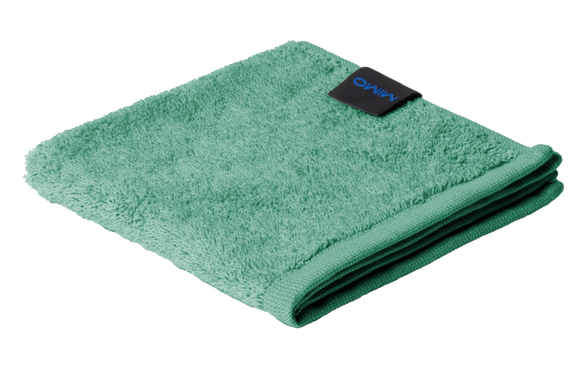 Mimo Waschlappen Sea – 30×30 cm, 65% Baumwolle/35% recycelter Polyester, 500 g/m², Grün