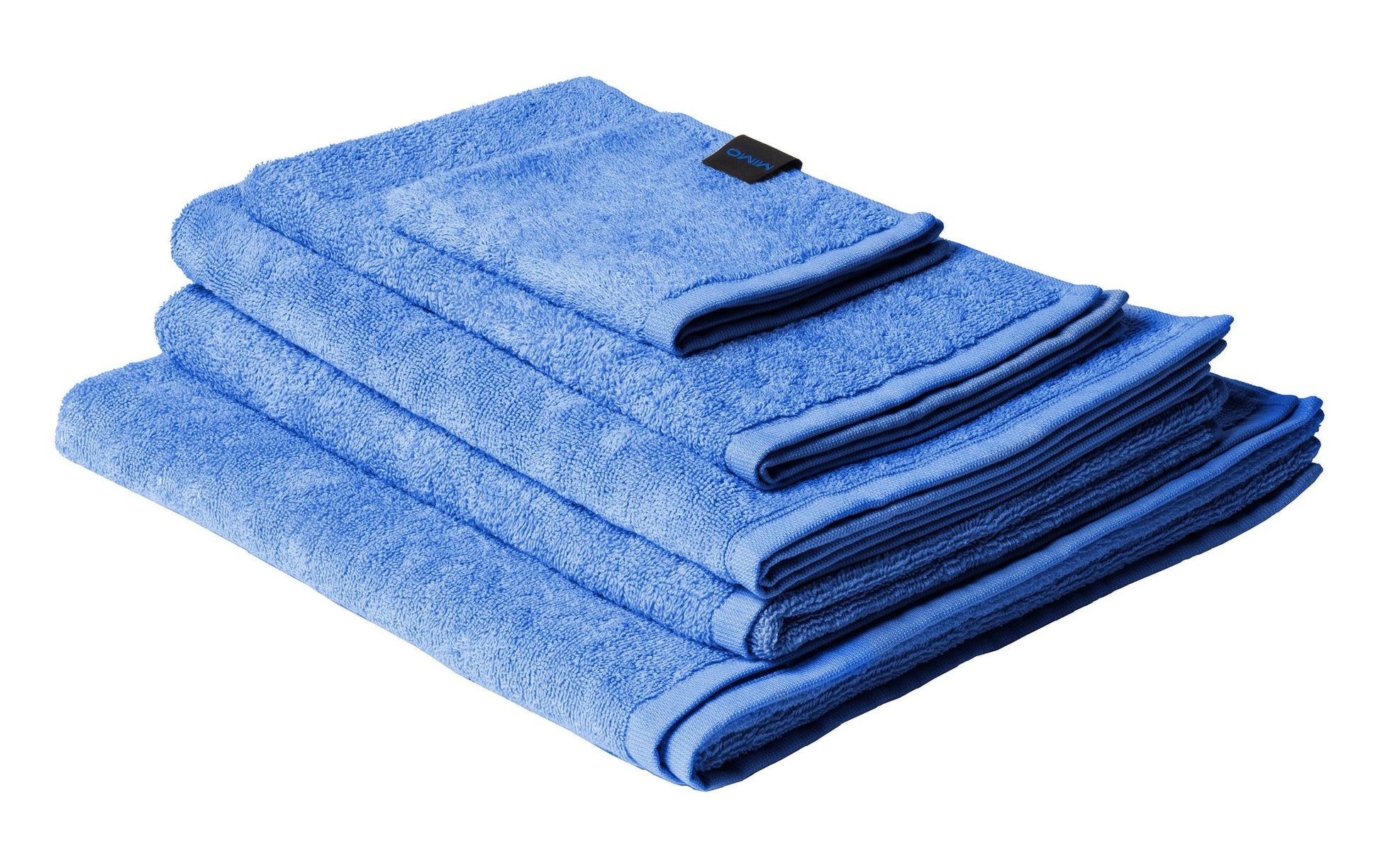 Mimo Seiftuch Sea – 30 × 30 cm, Ozeanblau, 65% Baumwolle/35% recyceltes Polyester, 500 g/m²