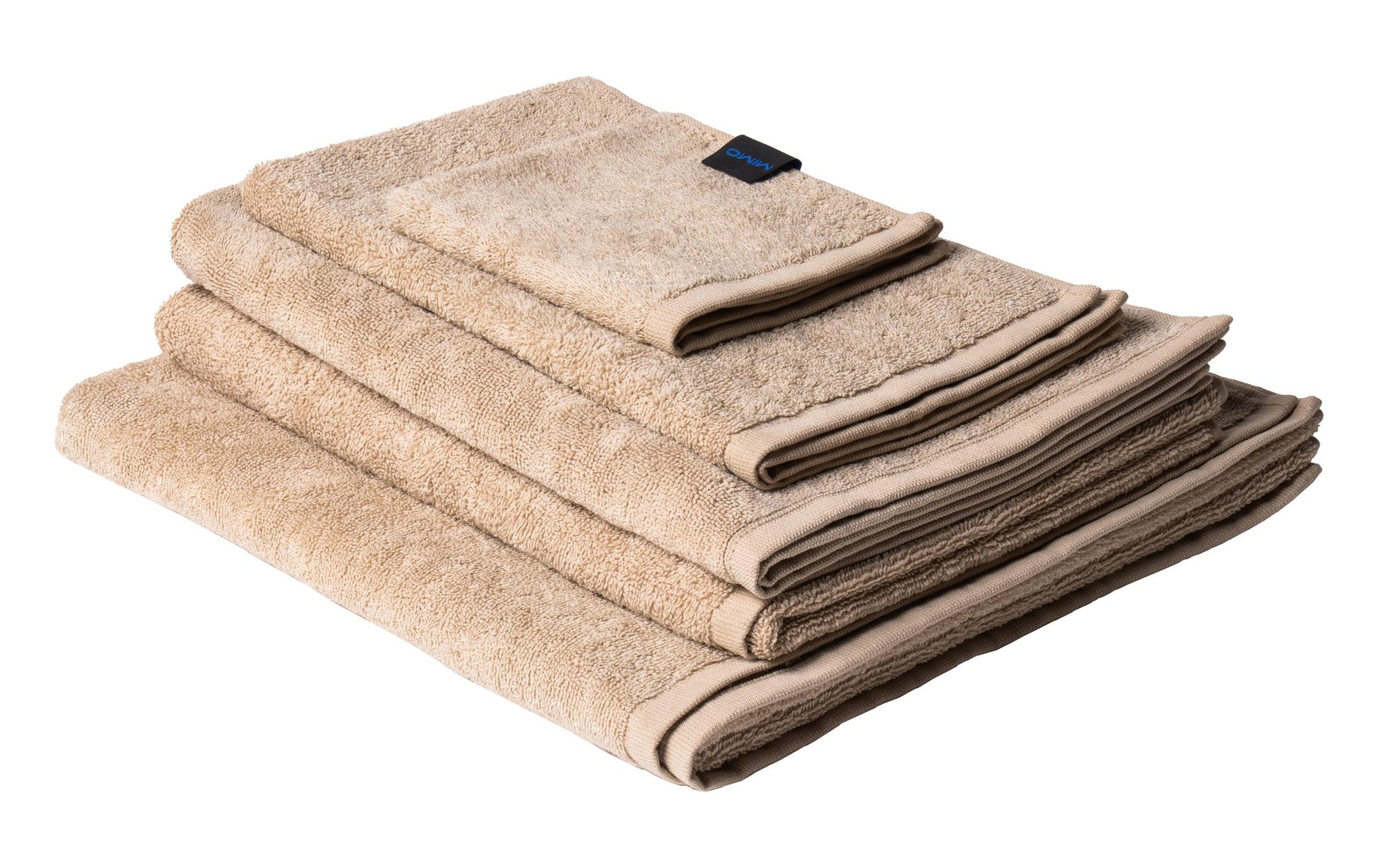 Mimo Seiftuch Sea – 30 × 30 cm, Beige, 65% Baumwolle/35% recyceltes Polyester, 500 g/m²