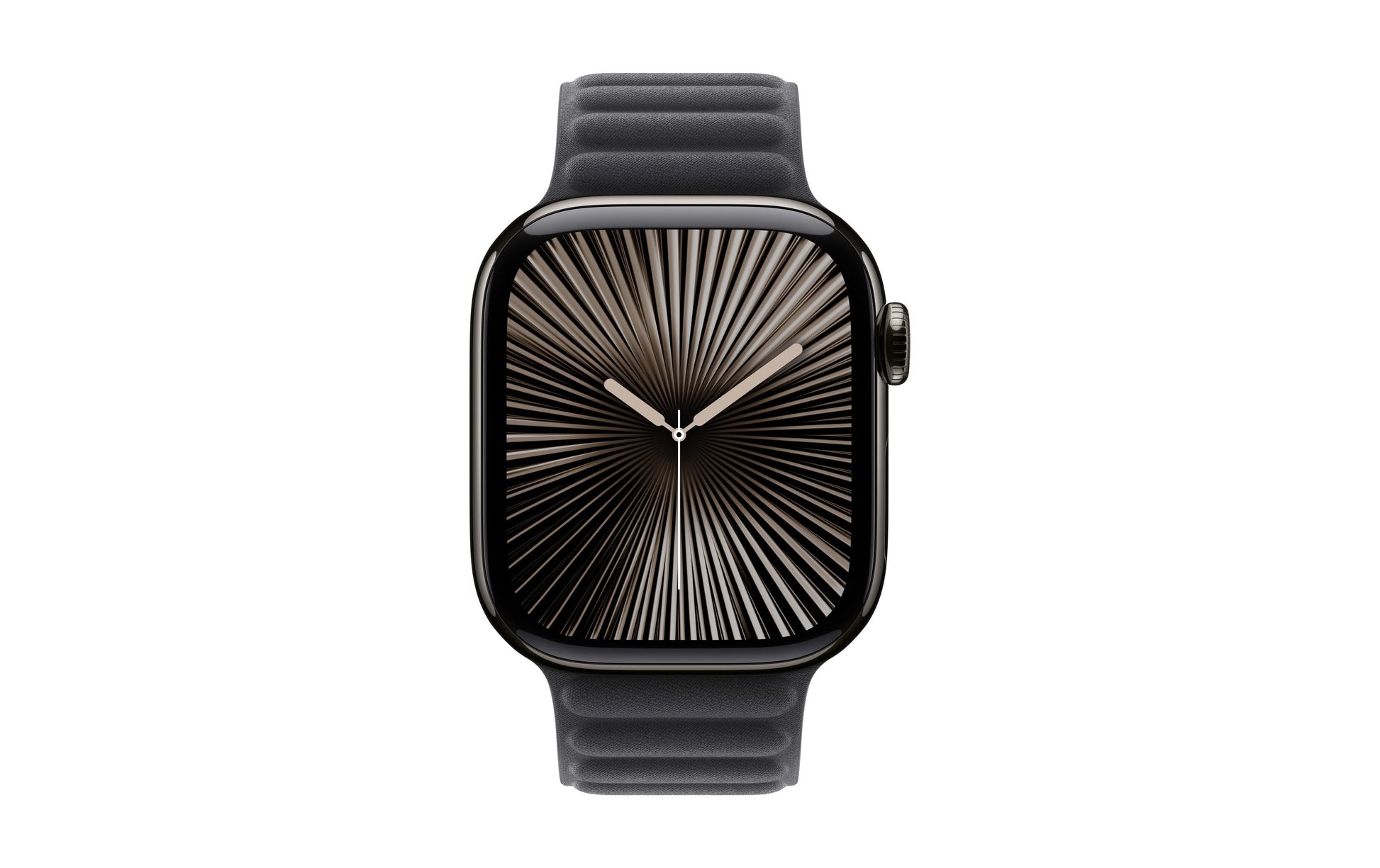 Apple Magnetic Link – Armband – für Apple Watch 42 mm, Schwarz, S/M, Aus recyceltem Material