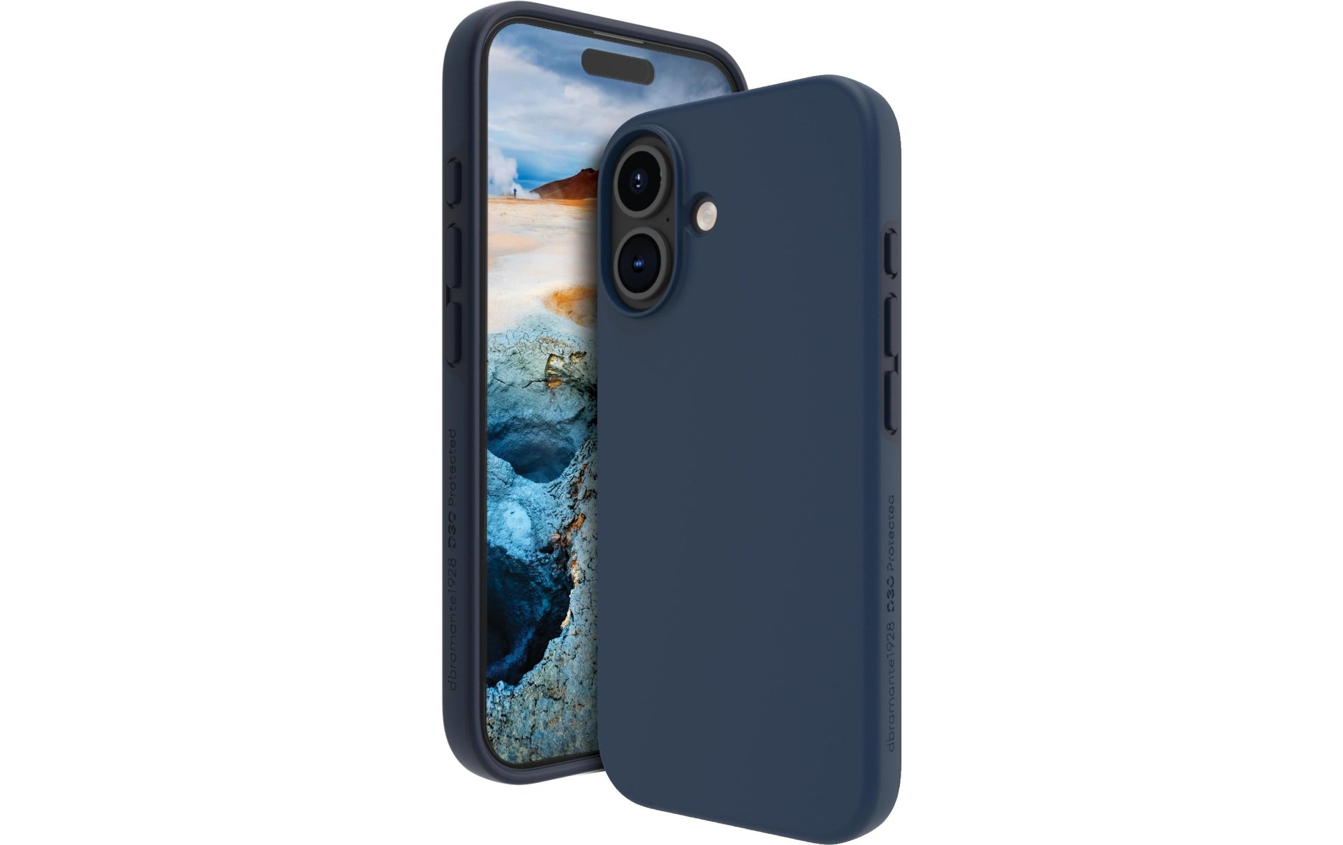 dbramante1928 Iceland Ultra D3O – Backcover – für Apple iPhone 16 Plus – MagSafe, D3O, Blau