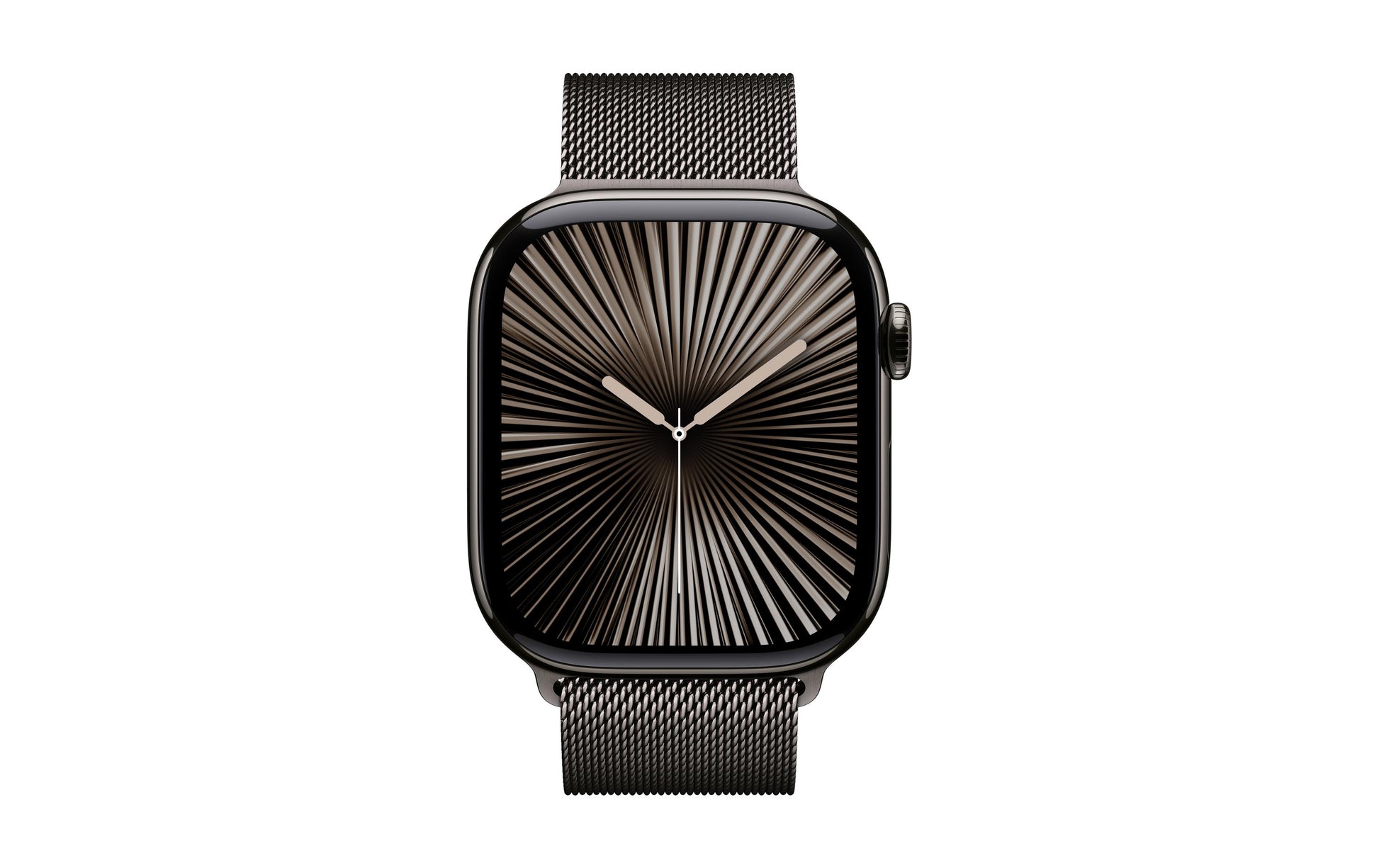 Apple Milanese Loop – Armband – für Apple Watch 46 mm, Dunkelgrau, M/L, Edelstahl