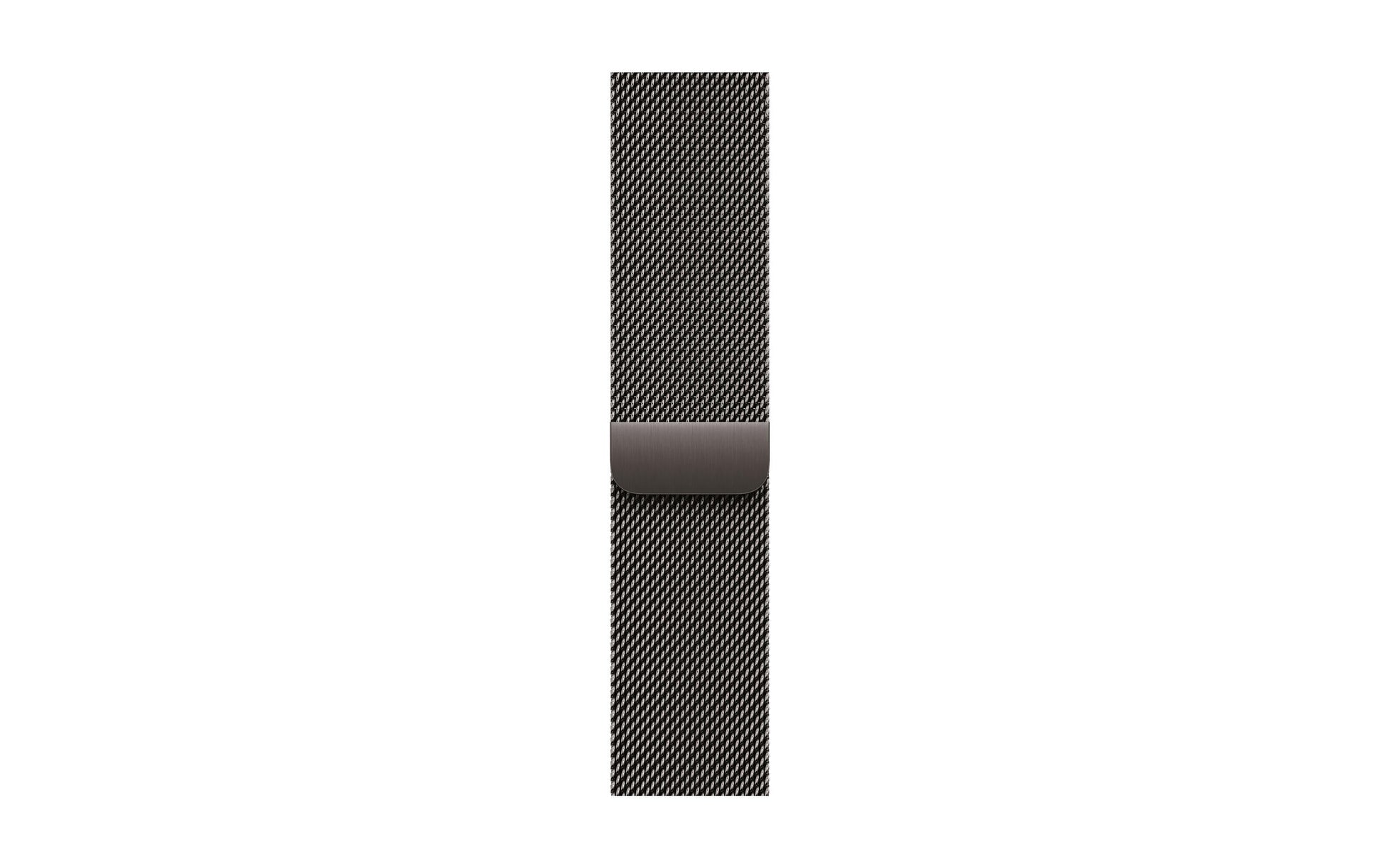 Apple Milanese Loop – Armband – für Apple Watch 42 mm, Dunkelgrau, Edelstahl