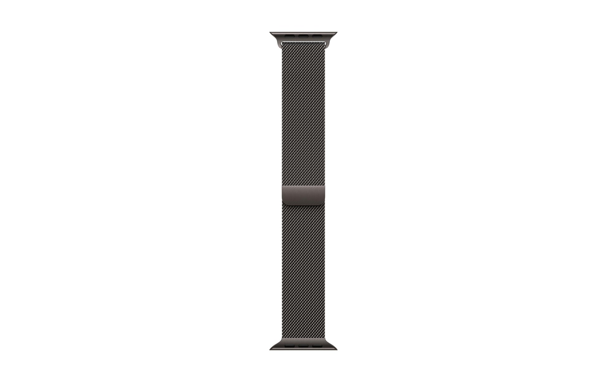 Apple Milanese Loop – Armband – für Apple Watch 46 mm, Dunkelgrau, M/L, Edelstahl