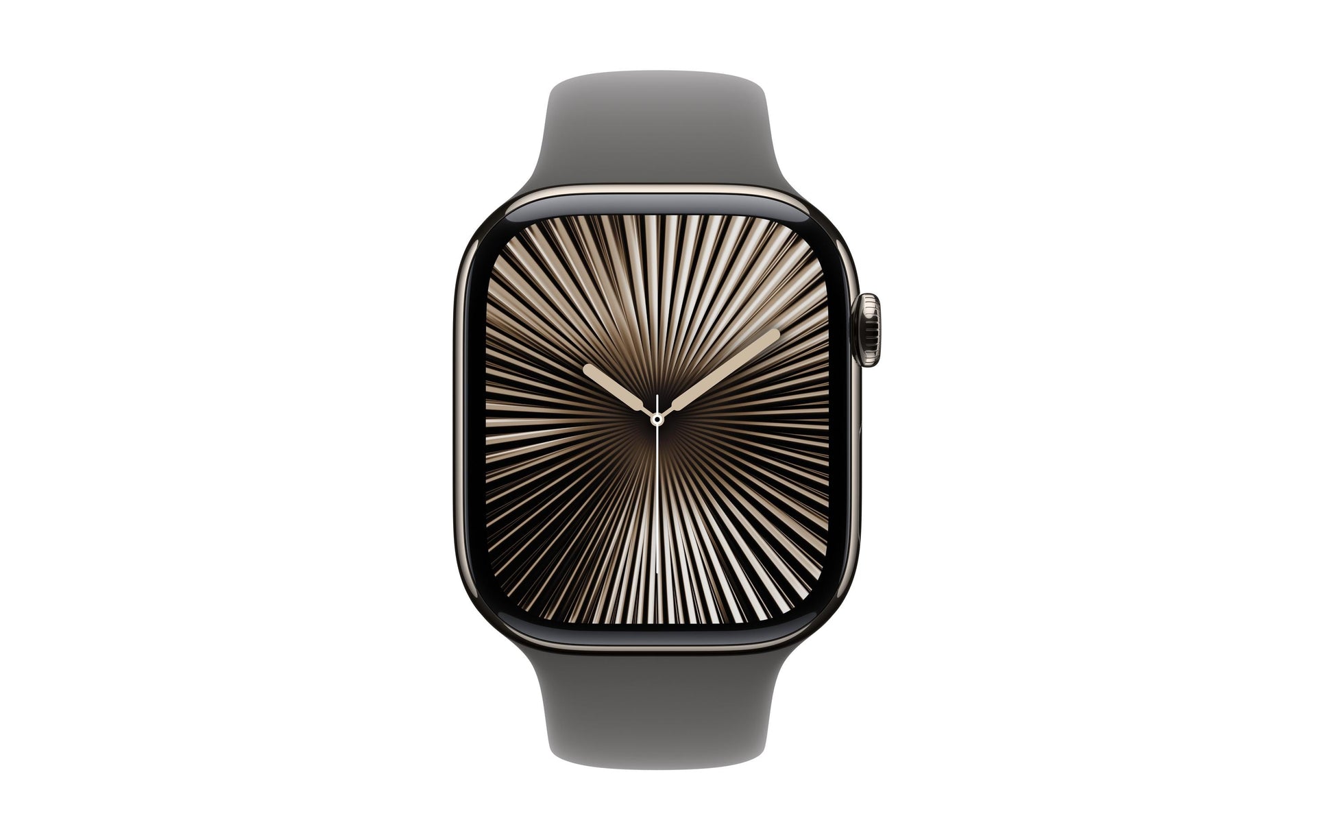 Apple Sportarmband – Armband – für Apple Watch 46 mm, Dunkelgrau, S/M, Polymer