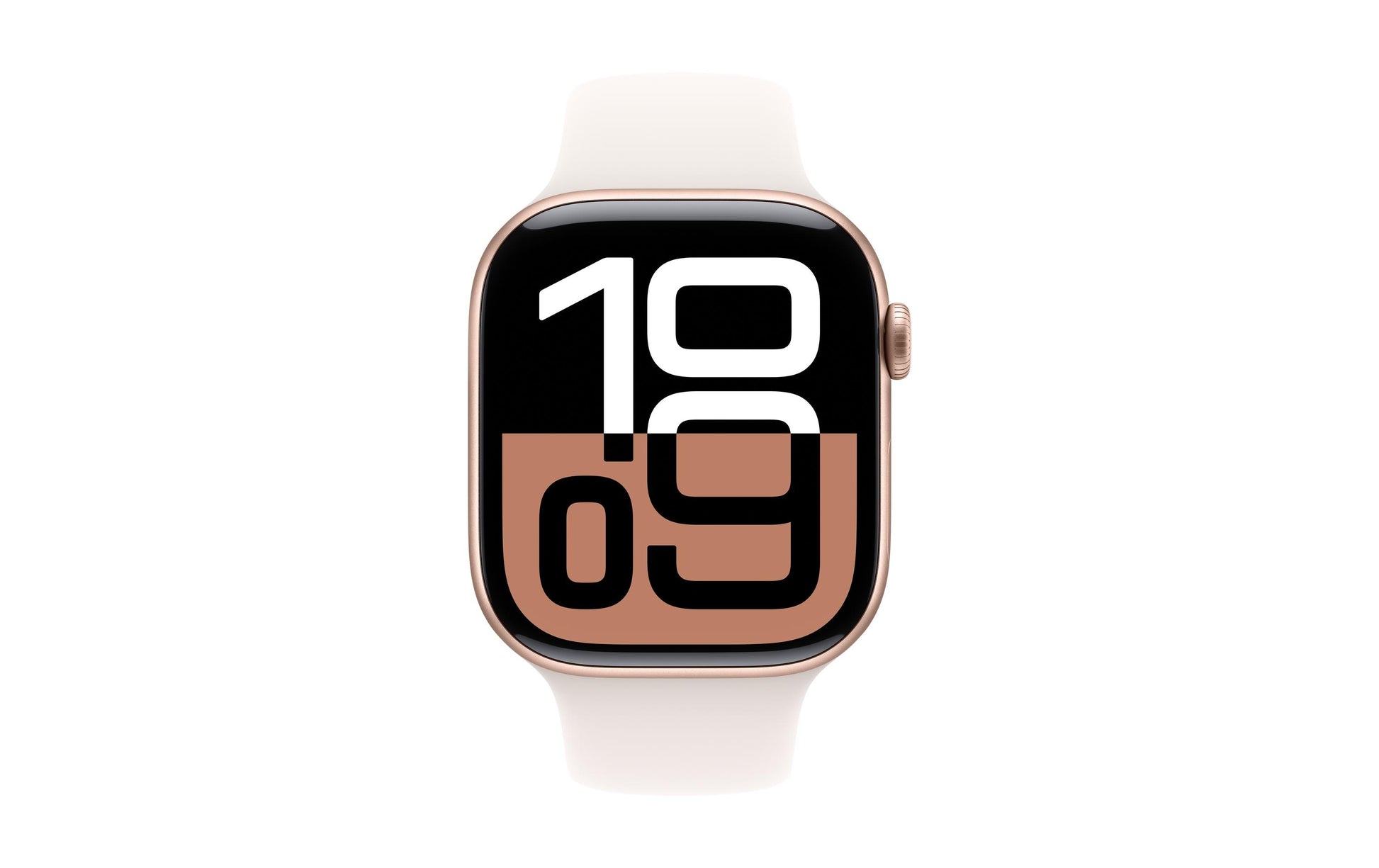 Apple Light Blush Sport Band – Armband – für Apple Watch 46 mm, Hellrosa, M/L, Polymer