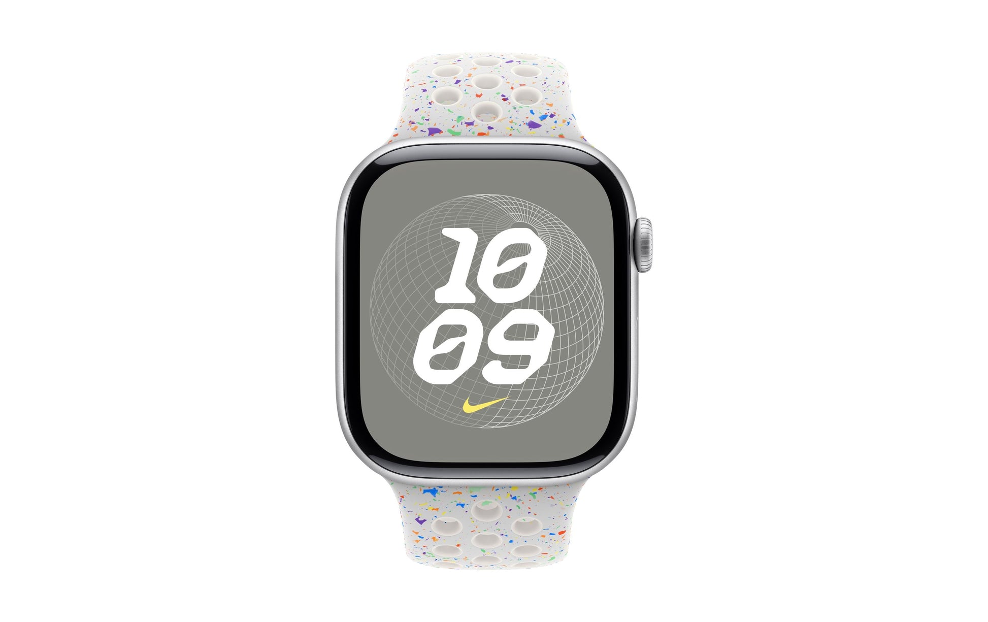 Apple Pure Platinum Sport Band – Armband – für Apple Watch 46 mm, Weiss, M/L, Polymer