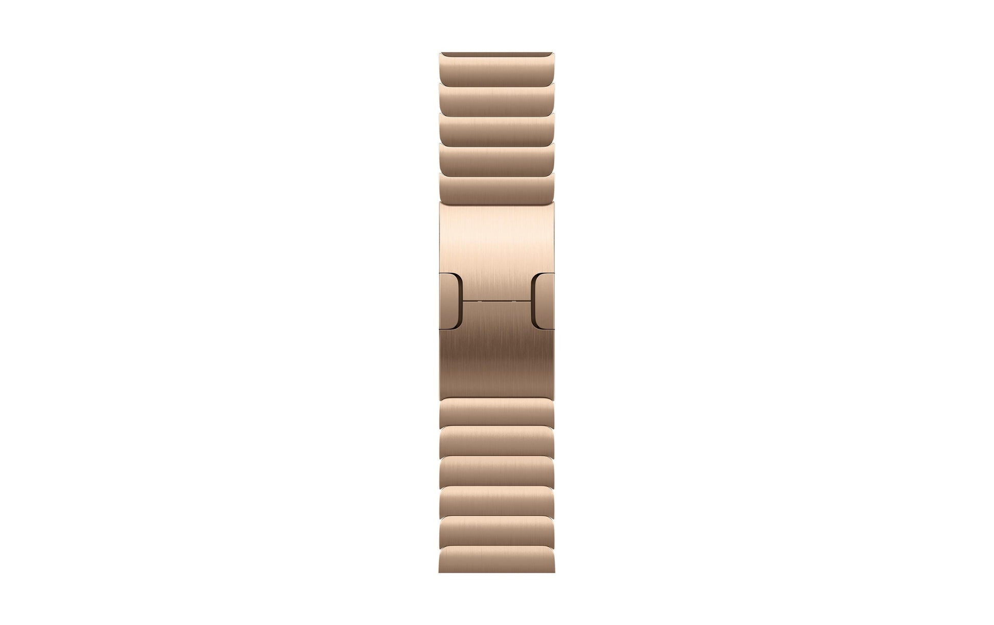 Apple 38/40/41/42 mm – Edelstahl Gold, Gliederarmband, Universalgrösse