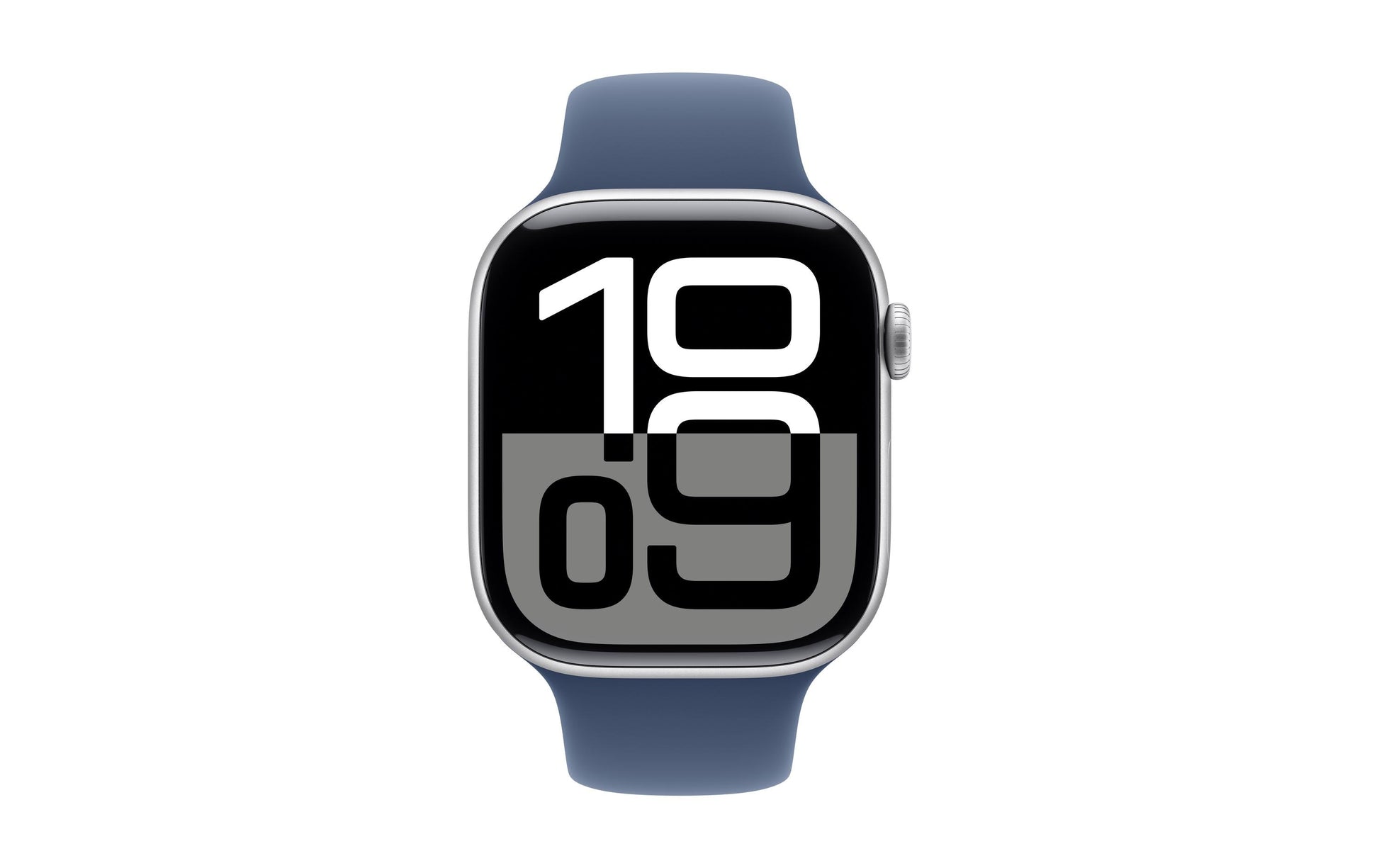 Apple Denim Sport Band – Armband – für Apple Watch 46 mm, Blau, S/M, Polymer
