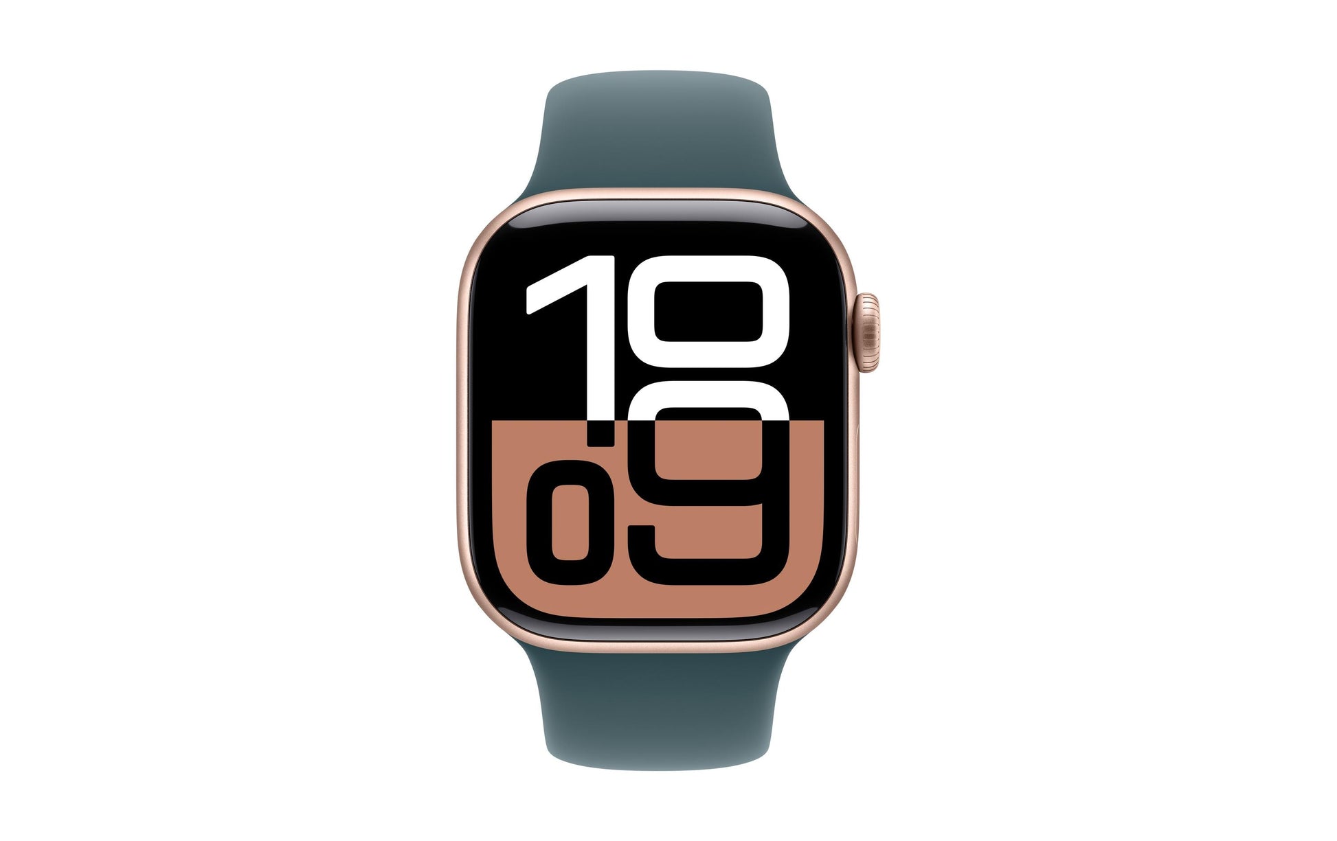 Apple Sportarmband – Armband – für Apple Watch 42 mm, Dunkelgrün, S/M, Polymer