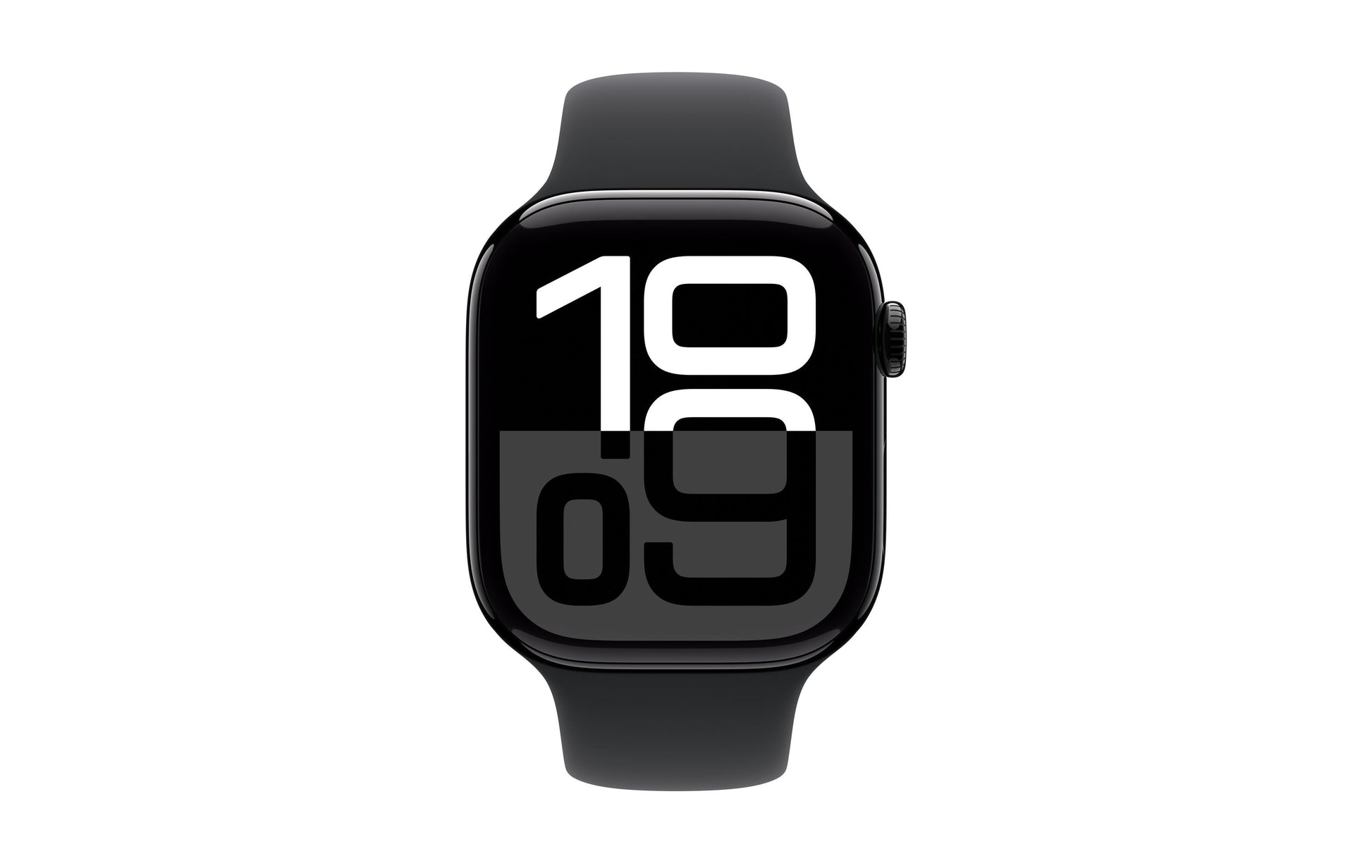Apple Sportarmband – Armband – für Apple Watch 46 mm, Schwarz, M/L, Polymer