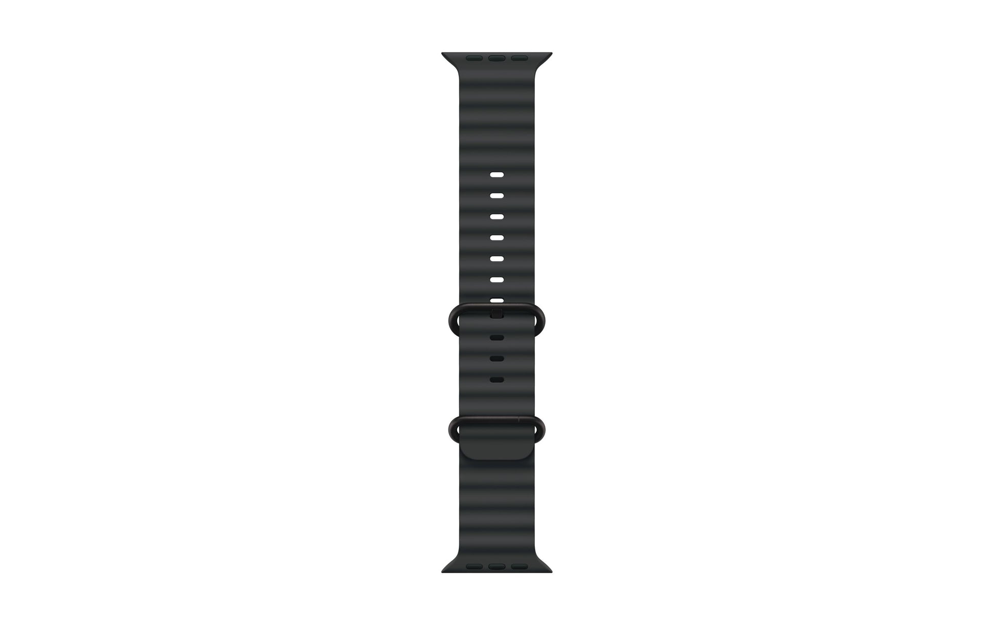 Apple OceanBand – Armband – für Apple Watch 49 mm, Schwarz, Elastomer (TPR)